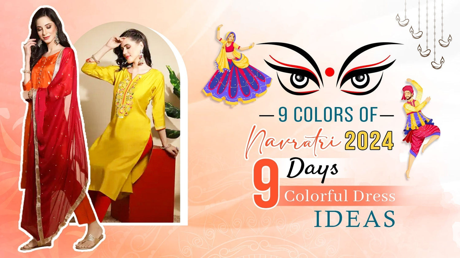 9 colorful outfits ideas for Navratri