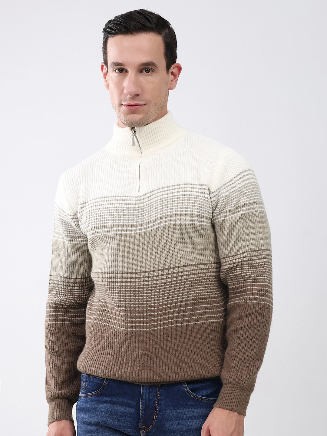 Striped Color-Block Pullover - Global Republic