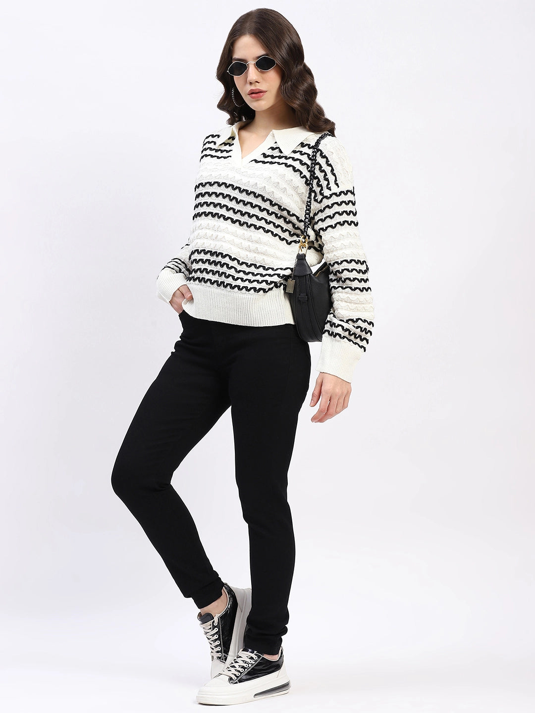 Classic Collar Knit Pullover - Global Republic