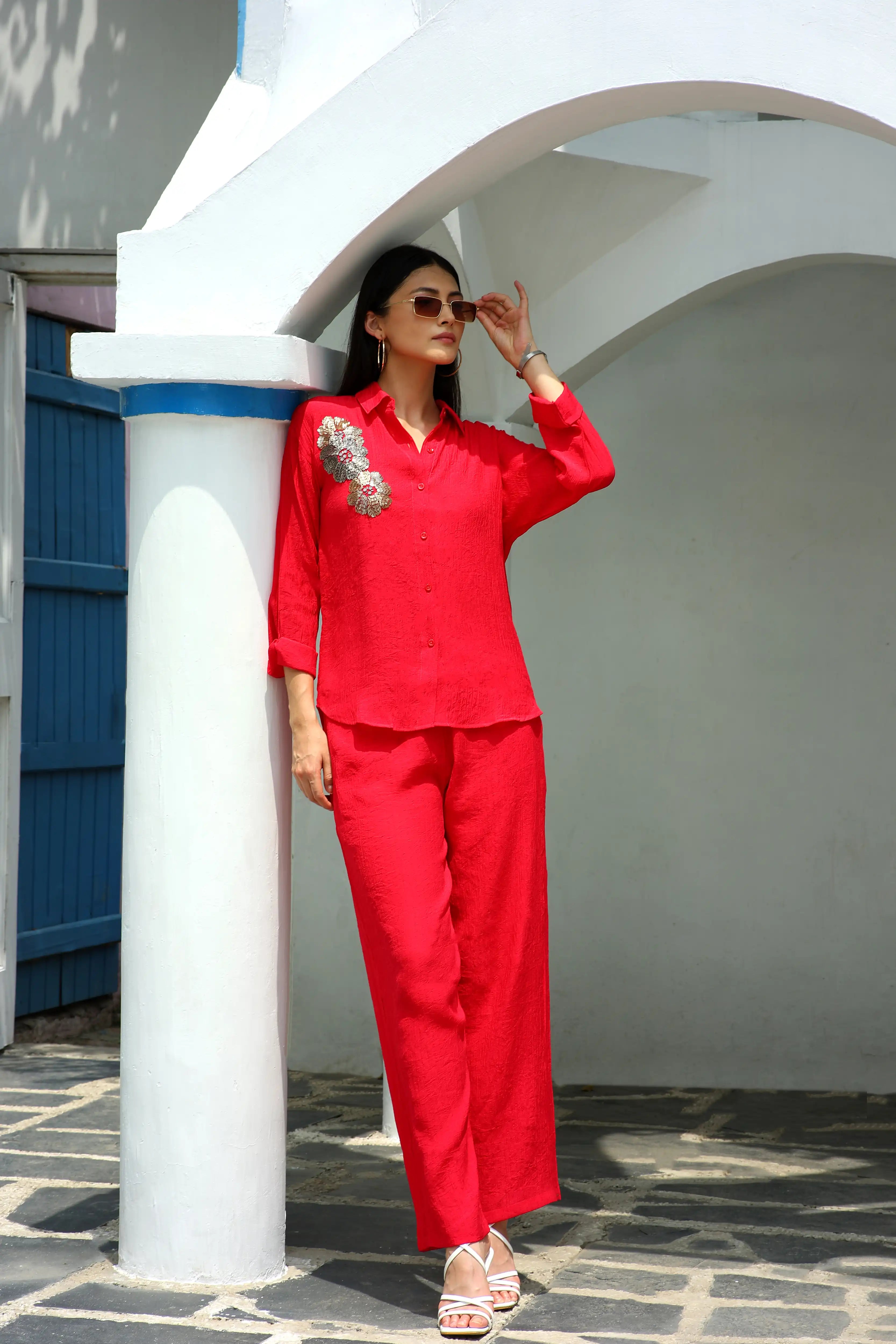 Festive Embellished Co-ord Set - Global Republic