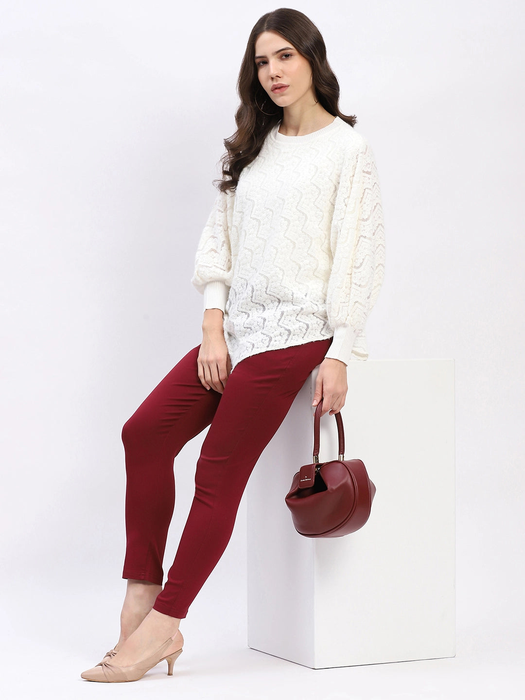 Lace Winter Poncho Top - Global Republic