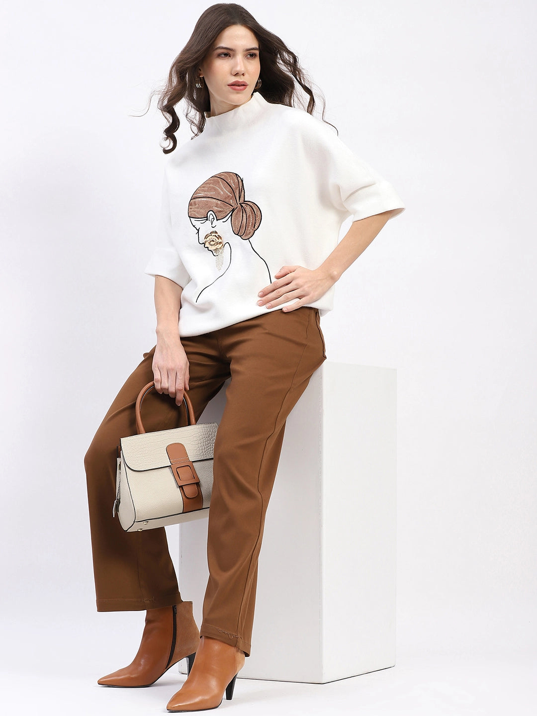 Embroidered Kimono-Sleeve Pullover - Global Republic