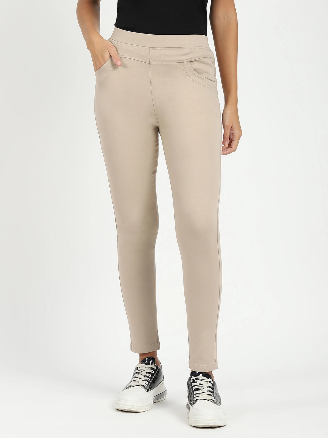 Camel Ultra Stretchable Jegging - Global Republic