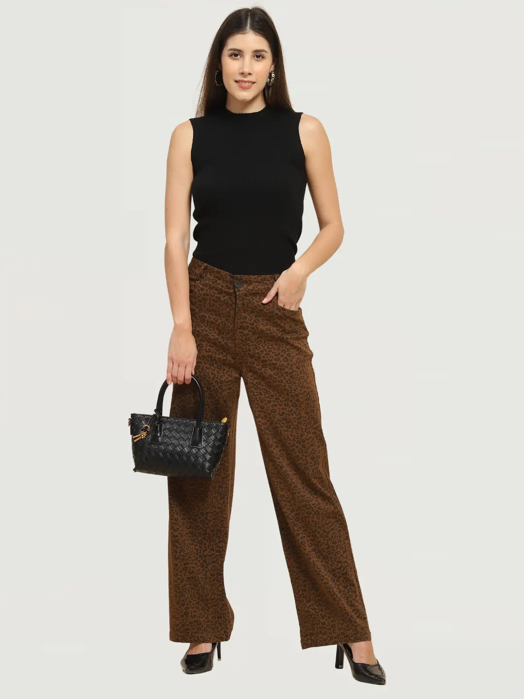 Animal Print Loose Fit Trouser - Global Republic