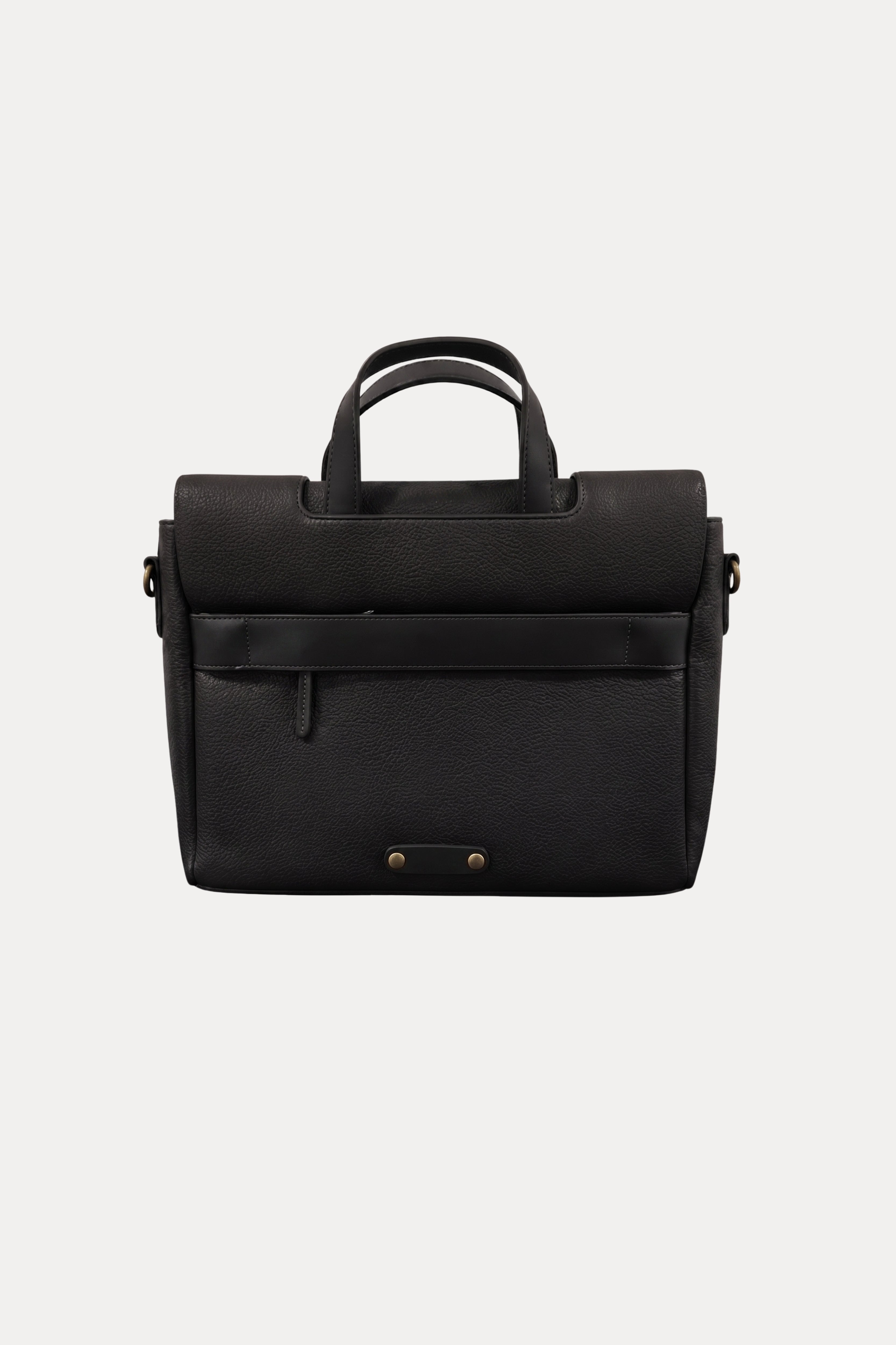 Black Leather Laptop Bag