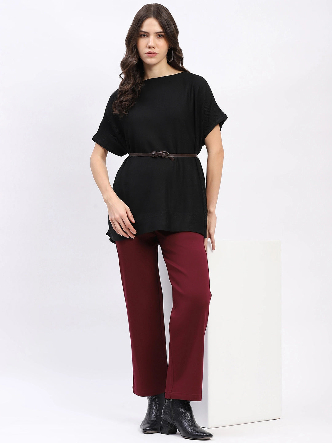 Kaftan-Style Cotton-Blend Top - Global Republic