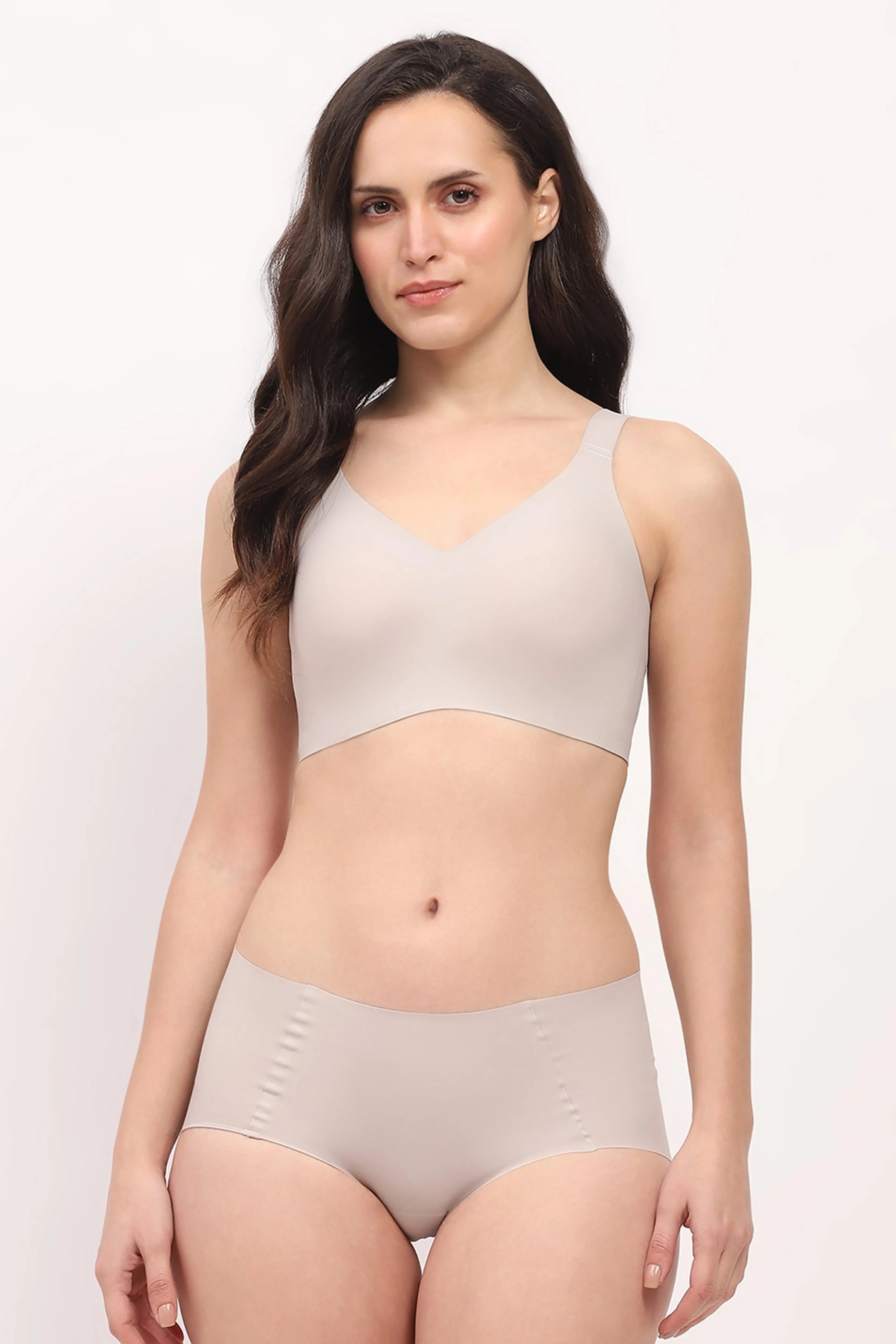 Pastel Grey Freedom Airism Bra
