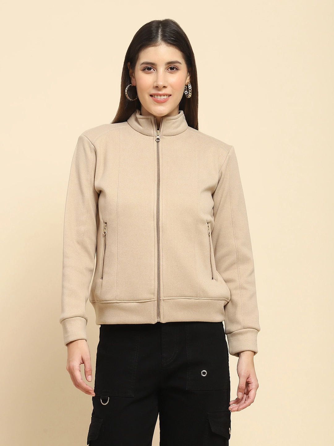 Fawn Solid Sweatshirt - Global Republic