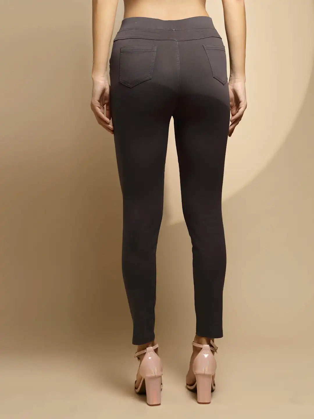 Grey Ultra Stretchable Jegging - Global Republic