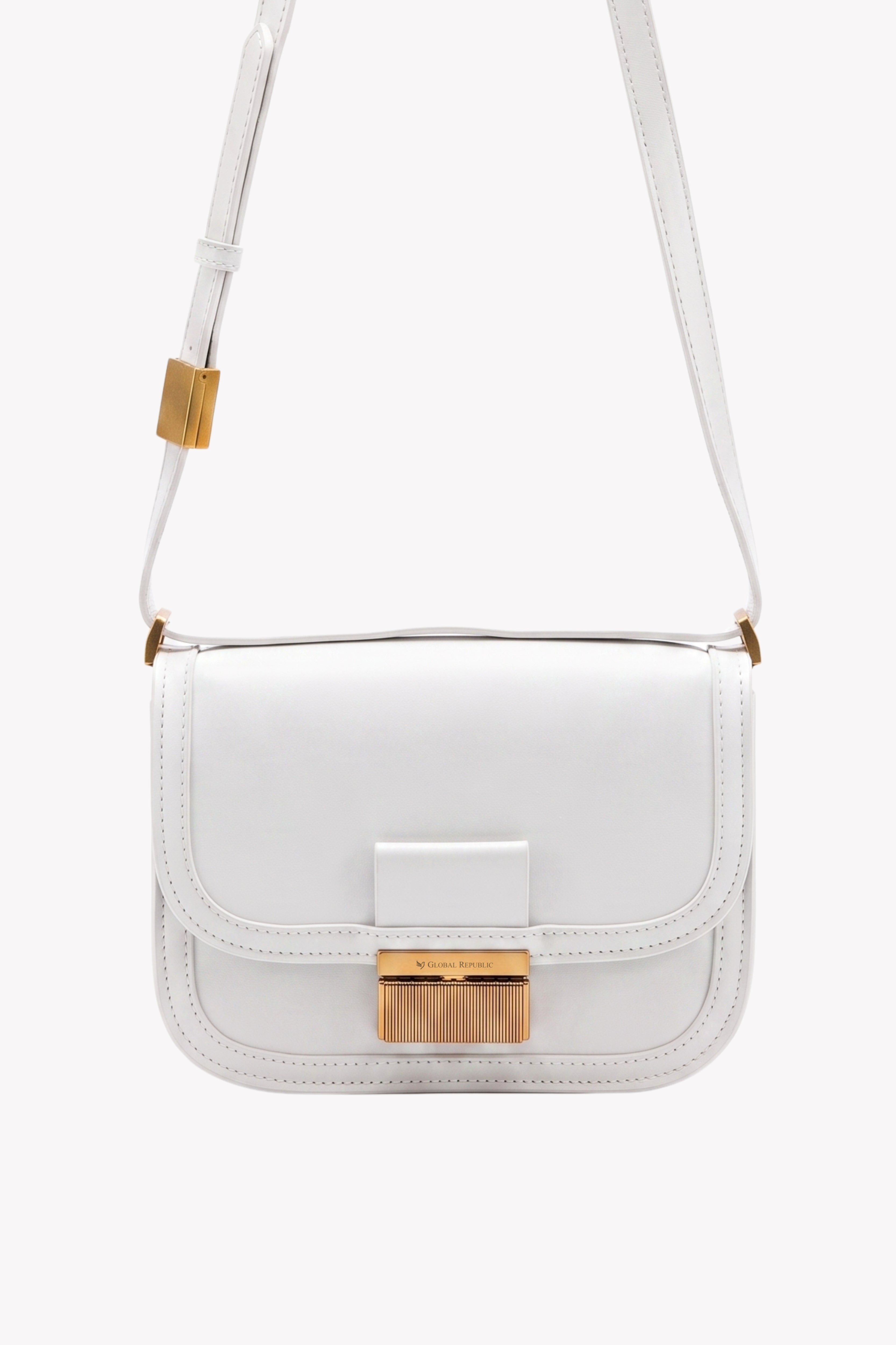 Cream Casual Sling Bag