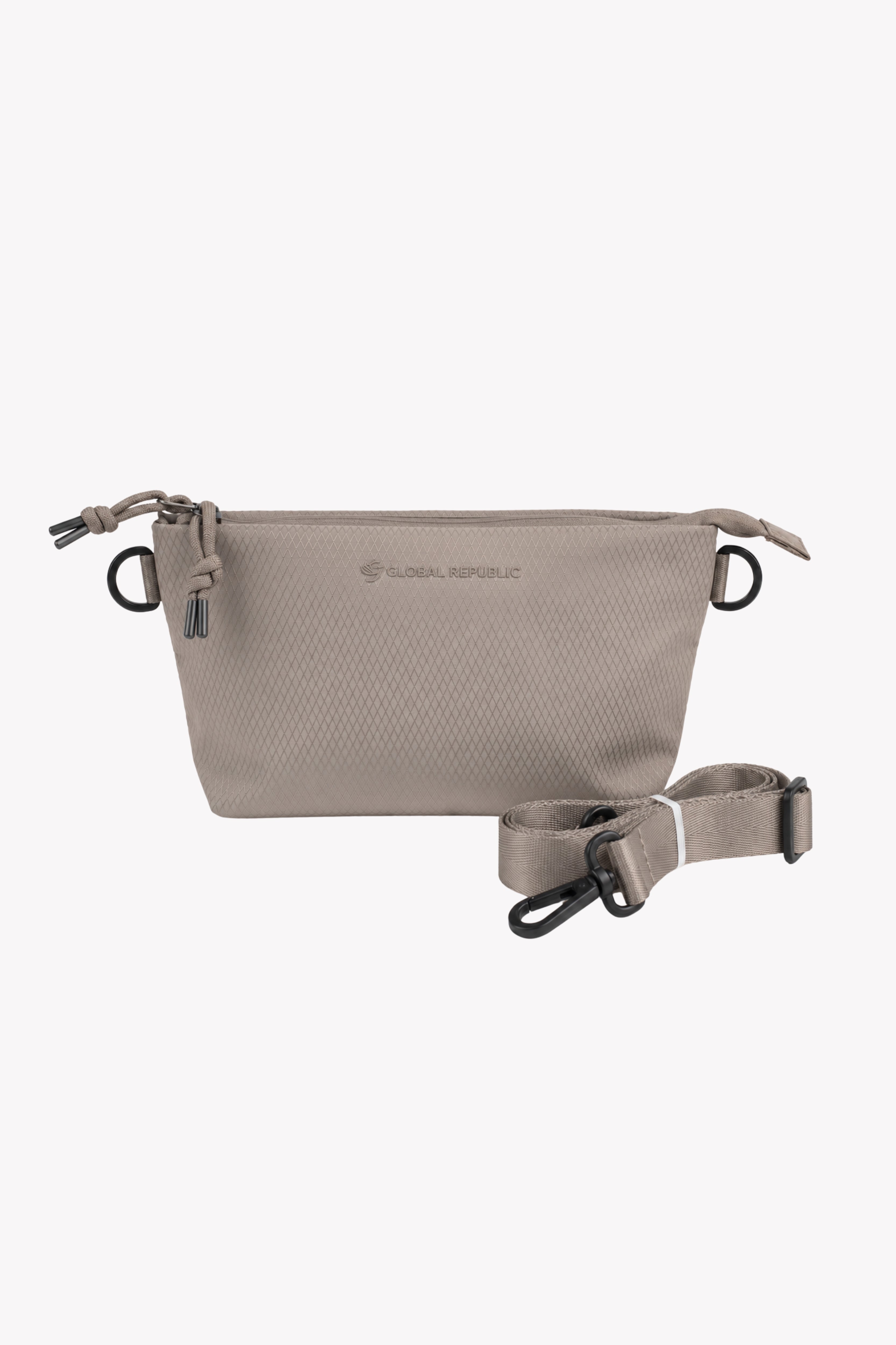 Grey Utility Kit Pouch Sling Bag