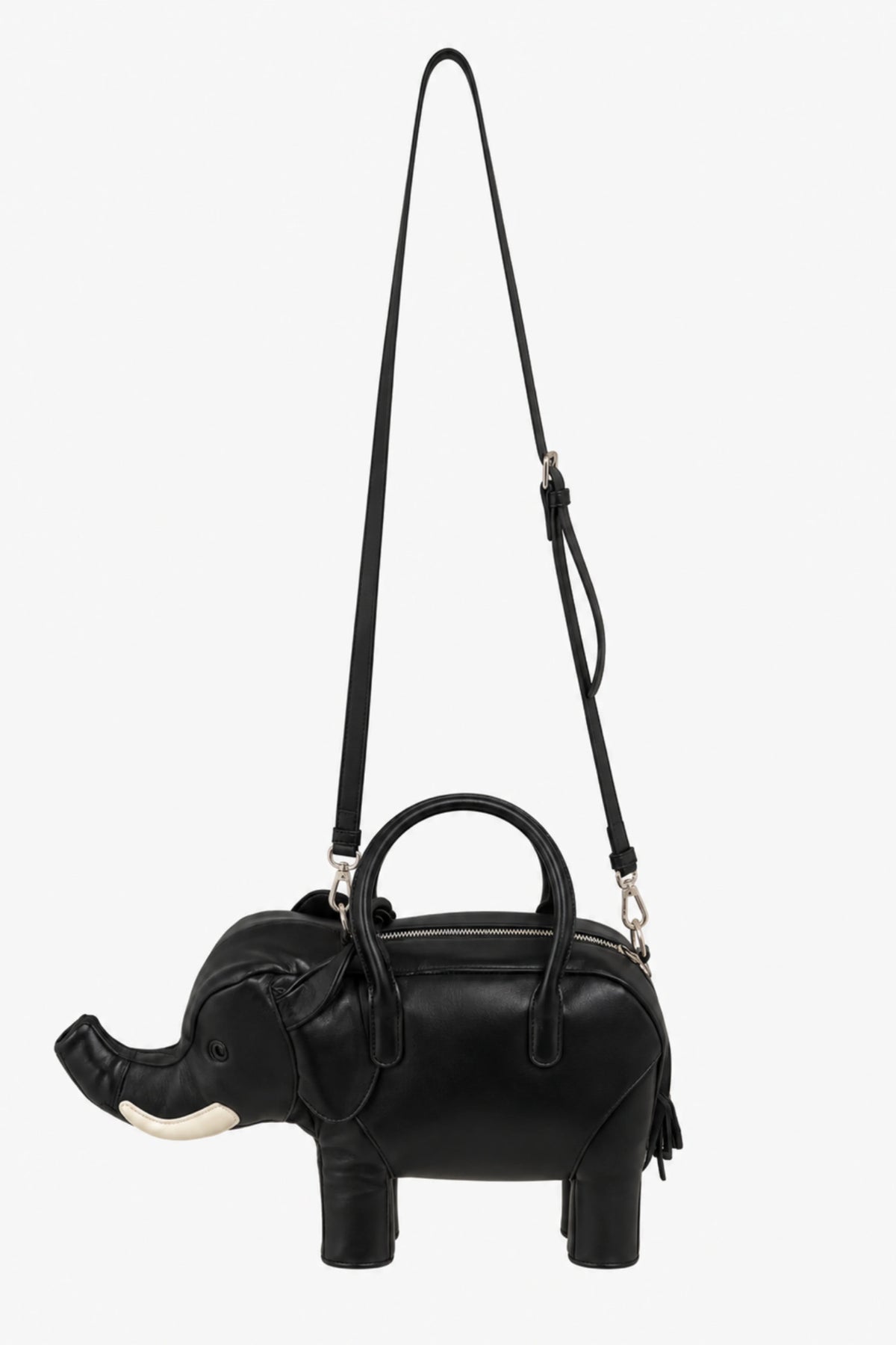 Black Elephant Shape Handbag-Global Republic