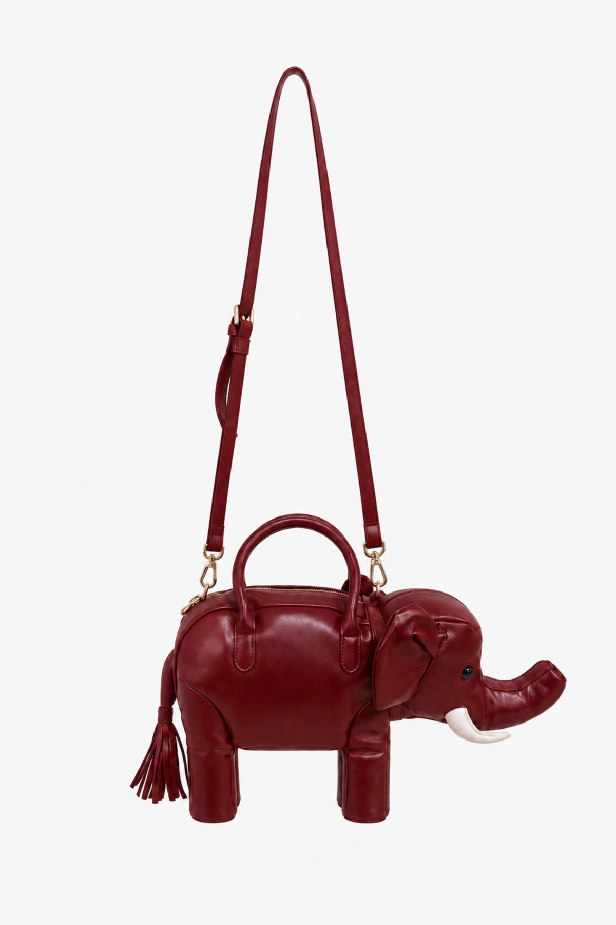 Red Elephant Shape Handbag-Global Republic