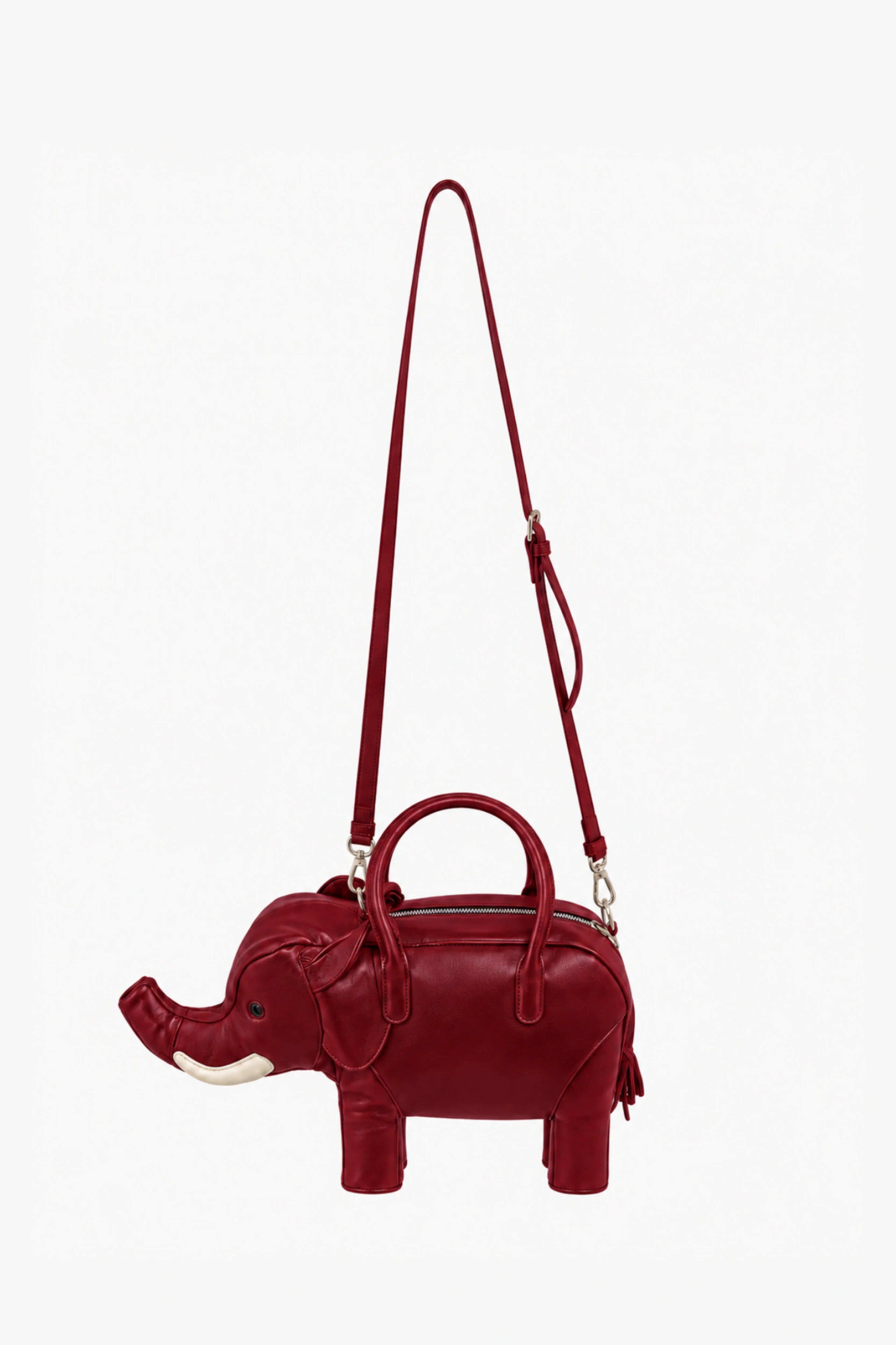 Red Elephant Shape Handbag-Global Republic