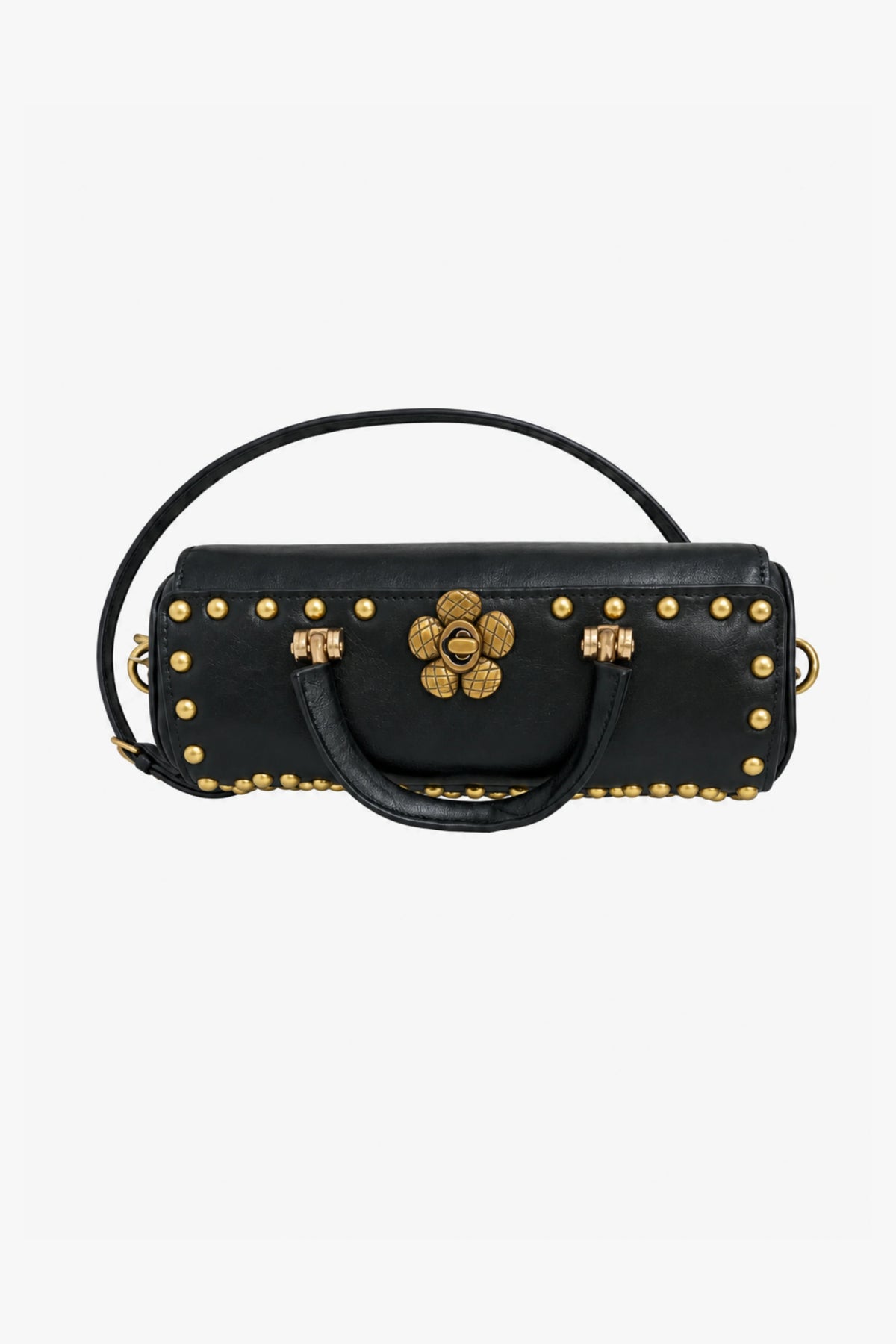 Vintage Clock Embellished Handbag-Global Republic