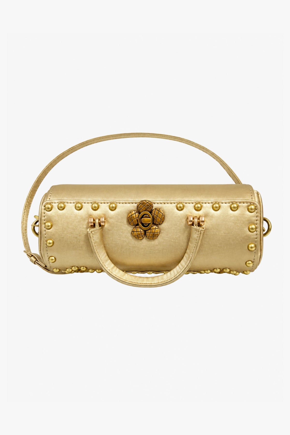 Gold Vintage Clock Handbag-Global Republic