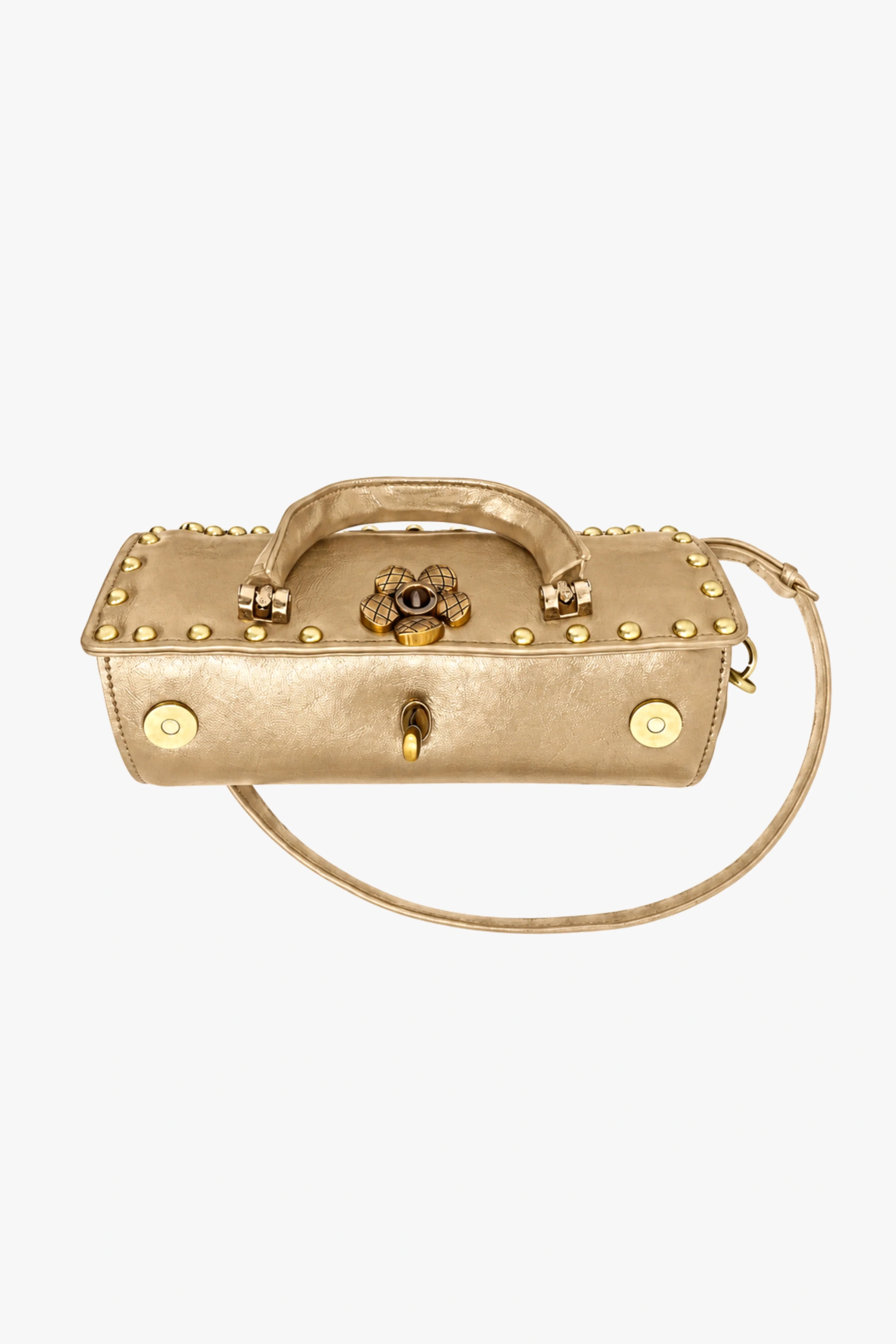 Gold Vintage Clock Handbag-Global Republic