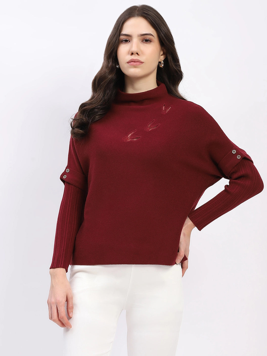 Butterfly Embroidered Pullover - Global Republic
