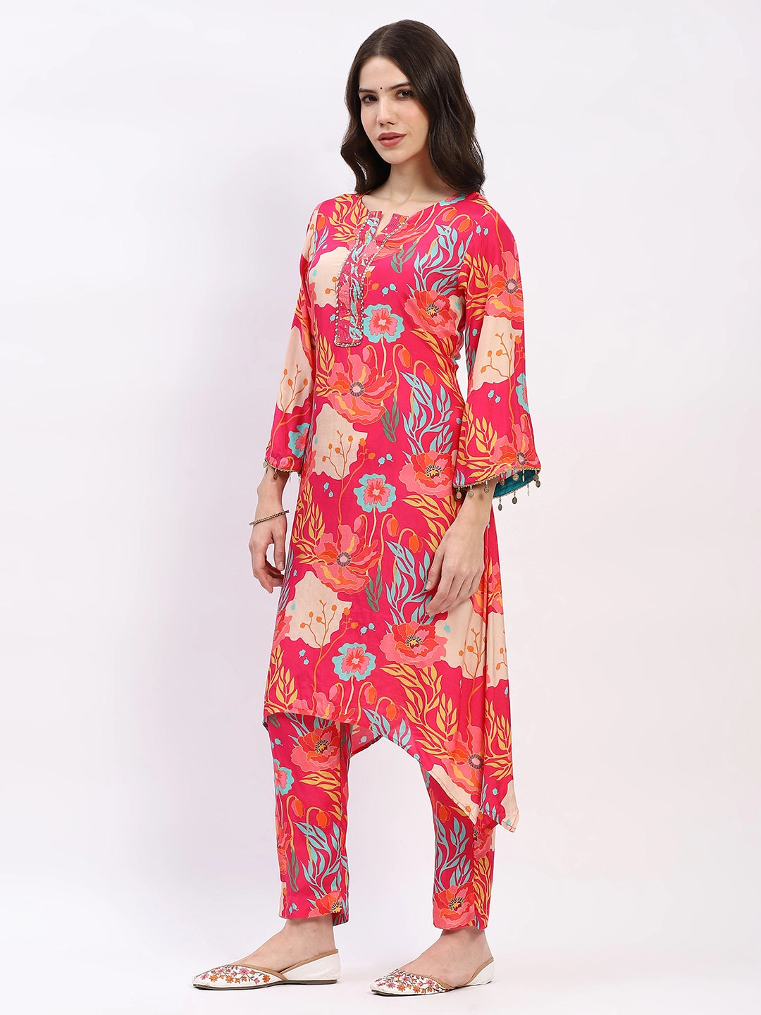 Embellished Festive Kurta Set - Global Republic
