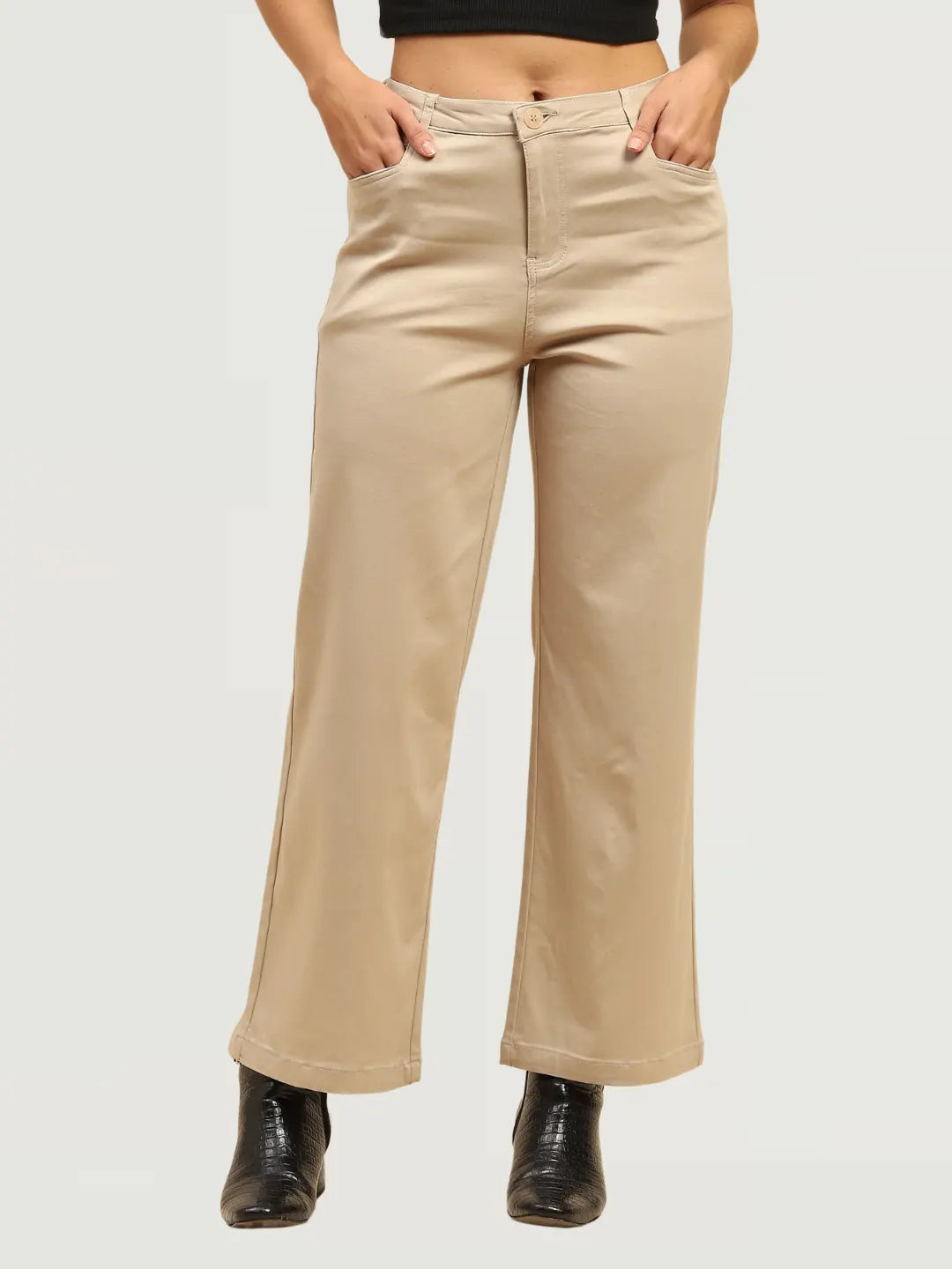 Stretchable Loose Fit Trouser - Global Republic