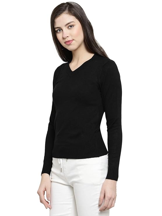 Black V-Neck Snug Fit Skivvy - Global Republic