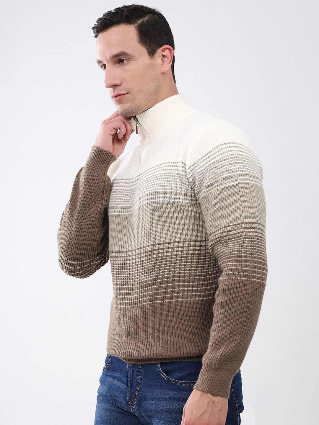 Striped Color-Block Pullover - Global Republic