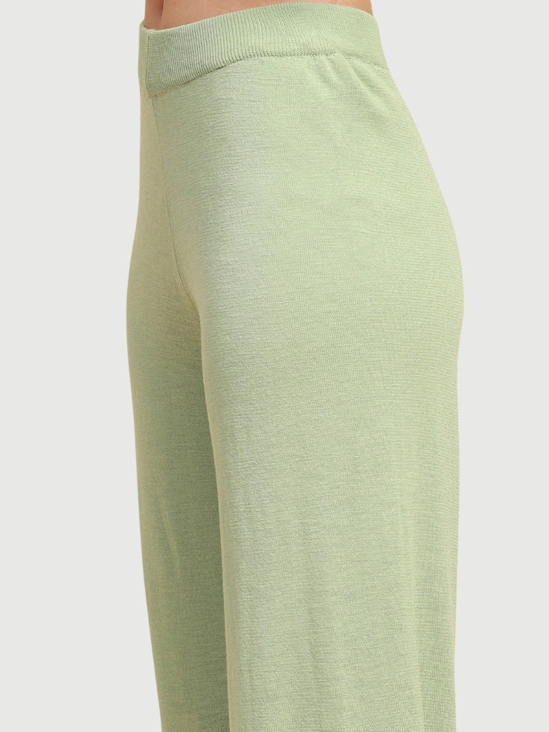 Green Viscose Relaxed Fit Co-ord Sets