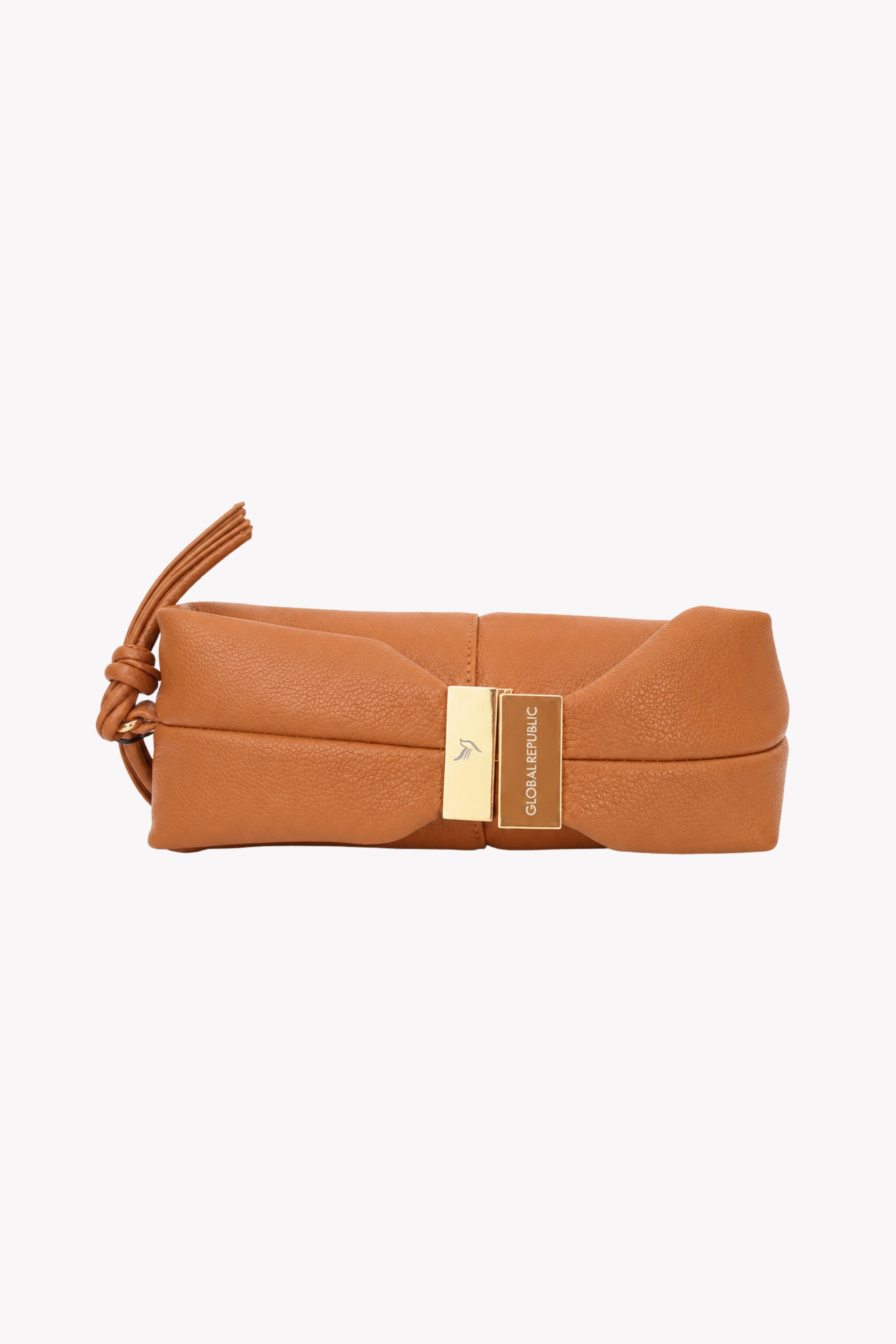 Tan Structured Handbag