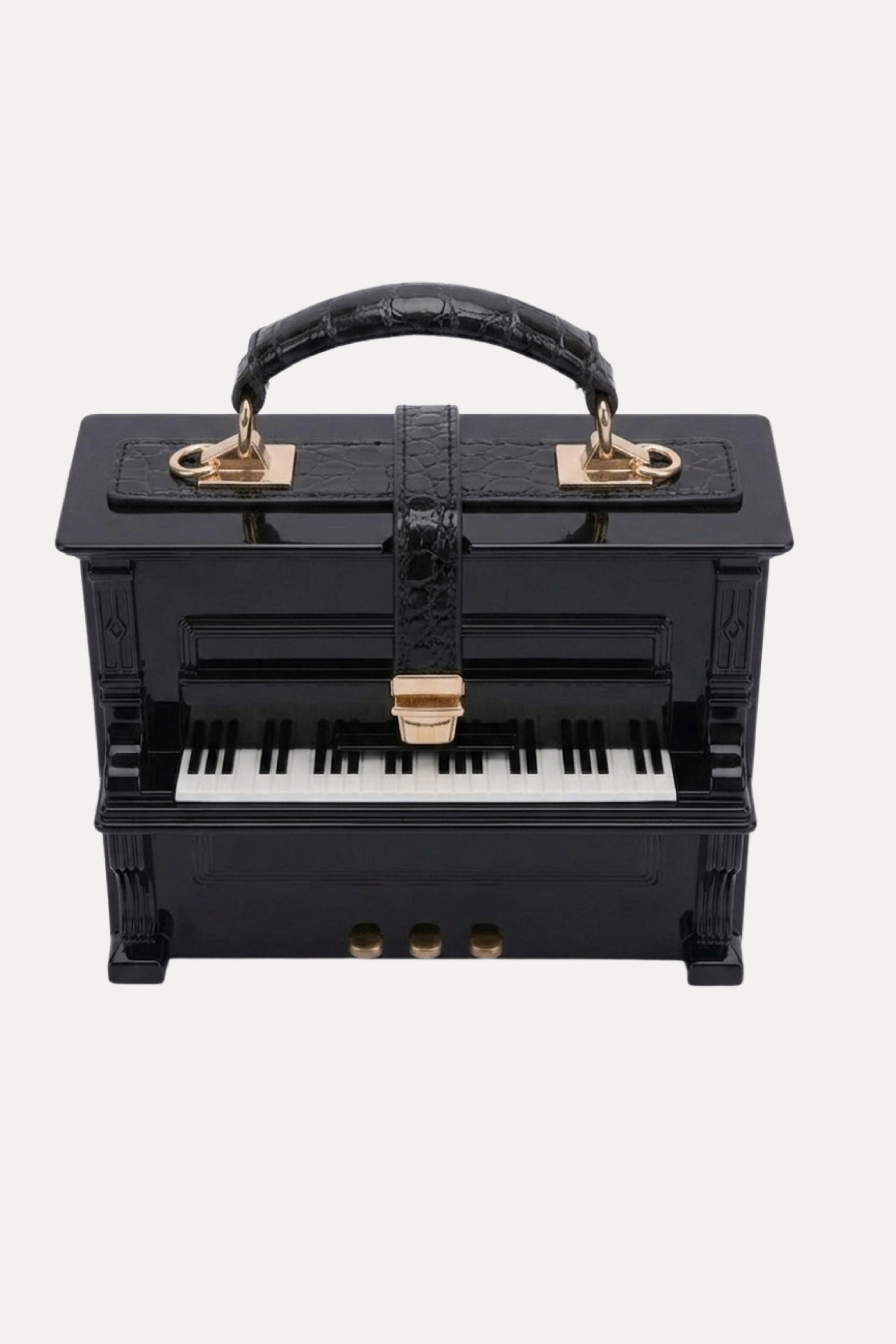 Luxury Piano Shape Statement Handbag