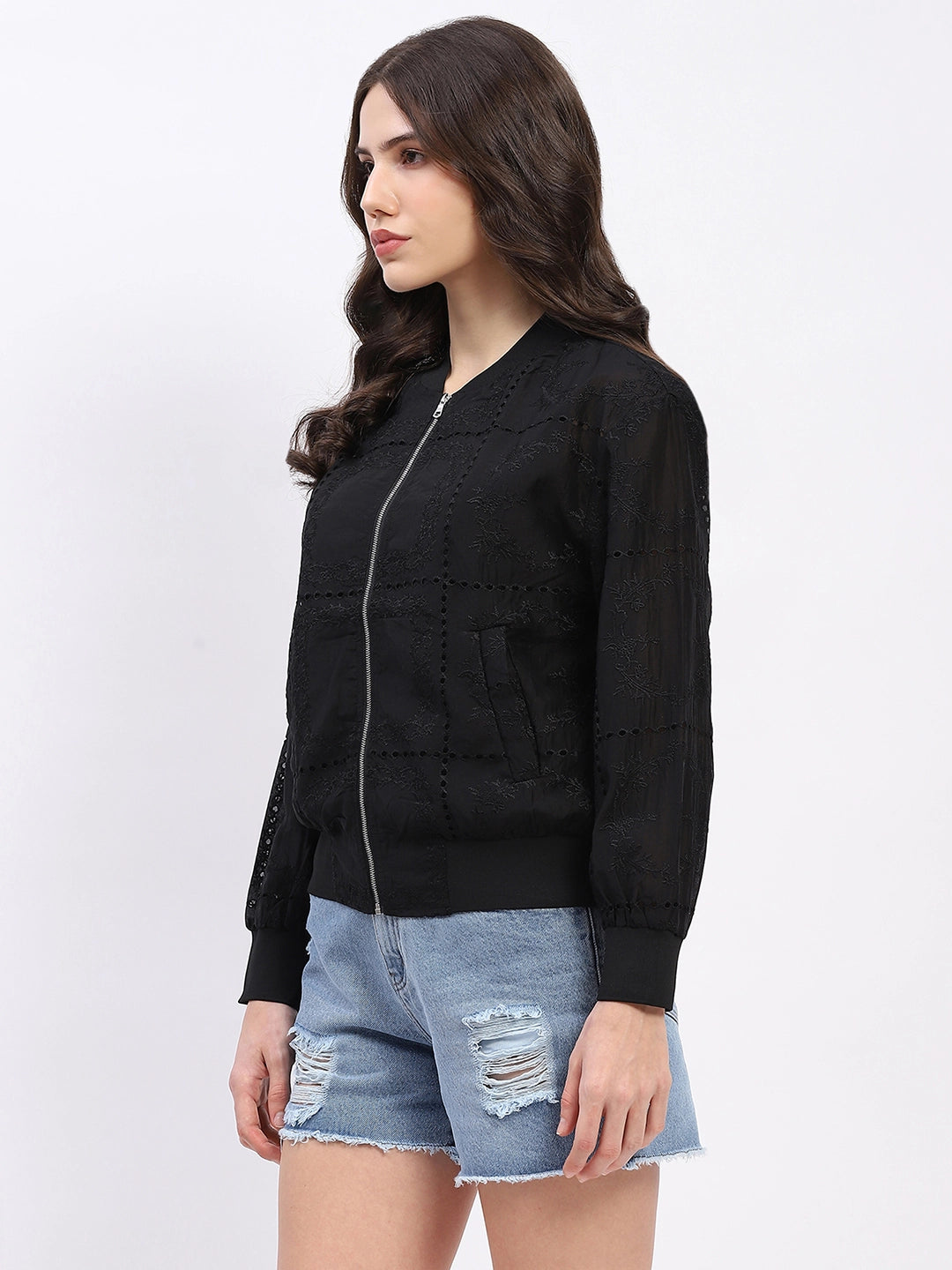 Embroidered Silk-Blend Shacket - Global Republic