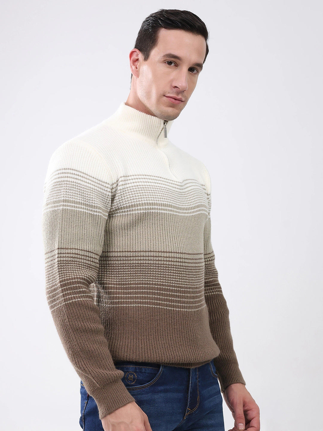 Striped Color-Block Pullover - Global Republic