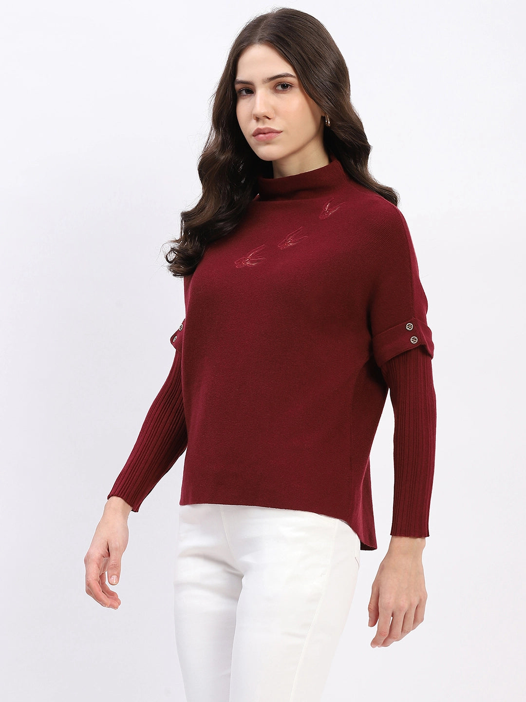 Butterfly Embroidered Pullover - Global Republic