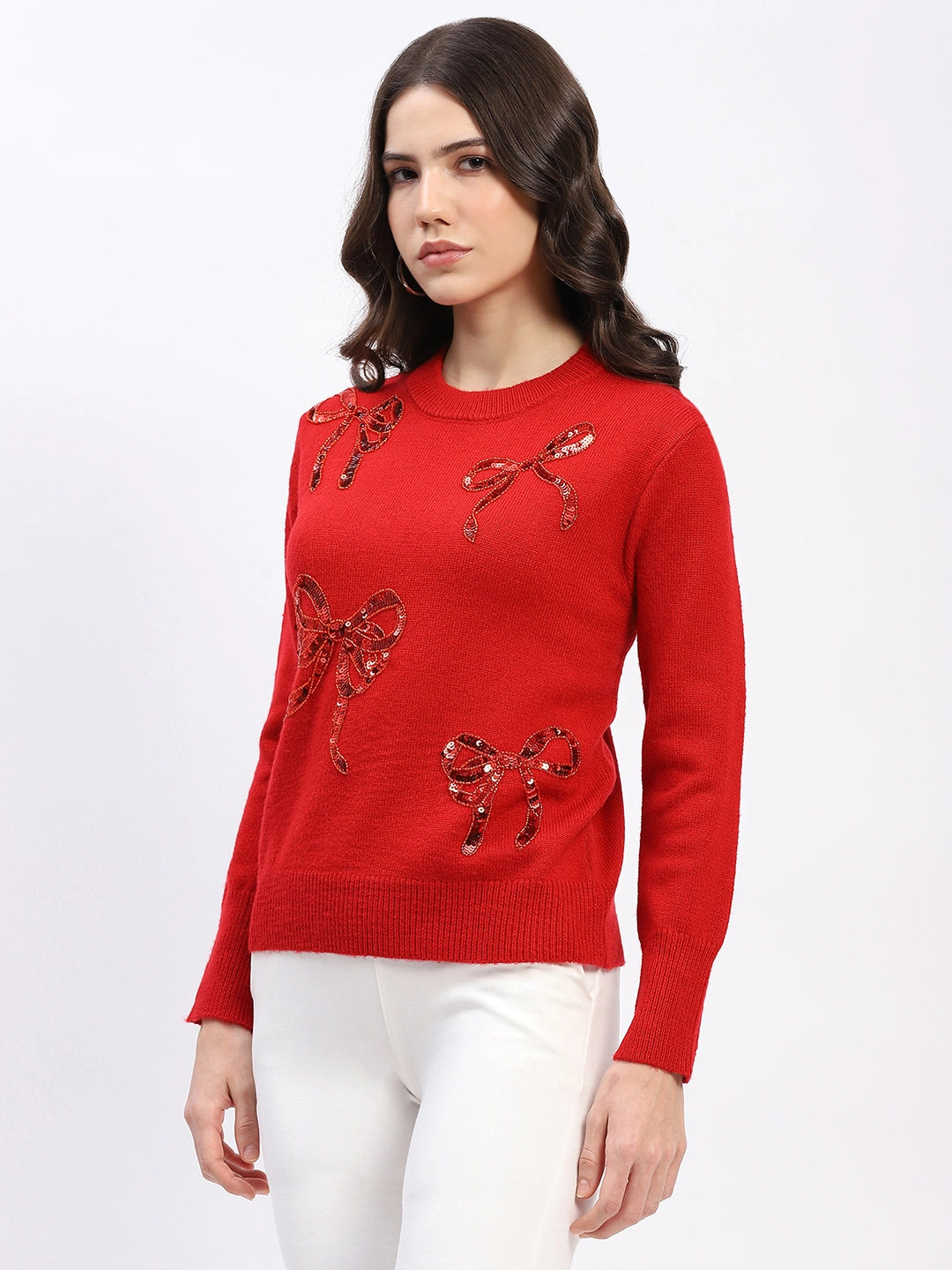 Embellished Wool Blend Pullover - Global Republic