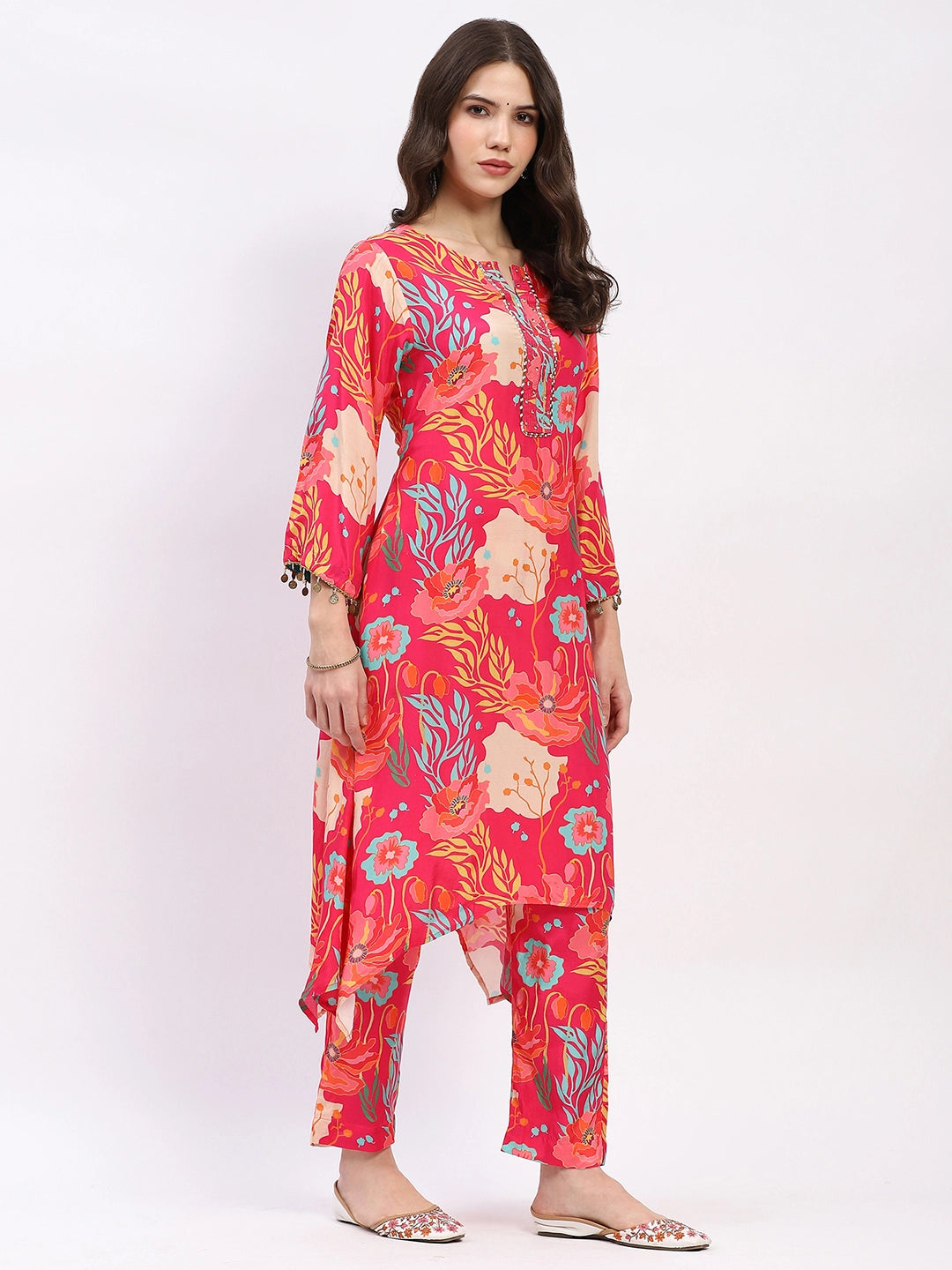Embellished Festive Kurta Set - Global Republic