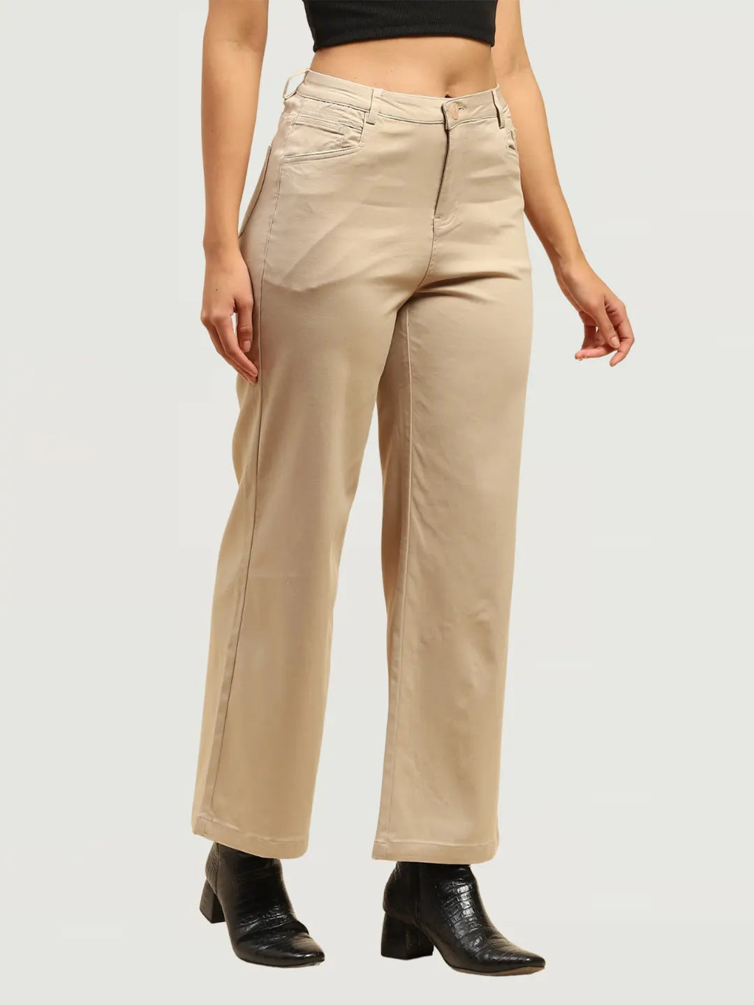 Stretchable Loose Fit Trouser - Global Republic
