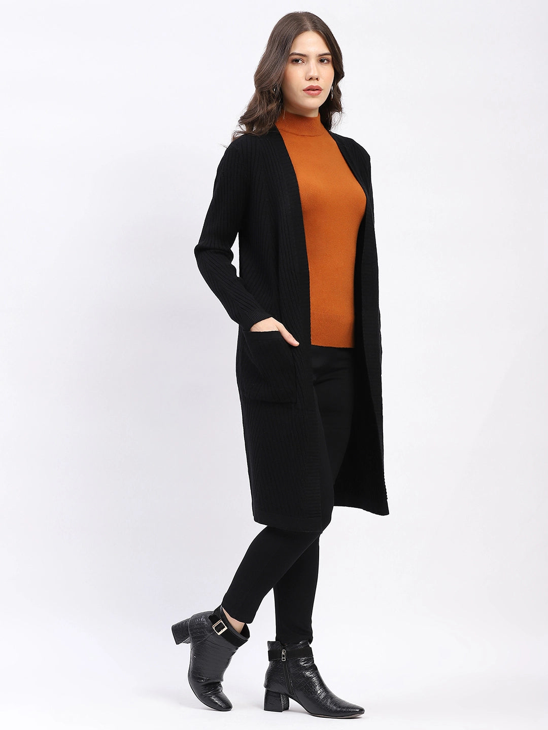 Chevron Elegance Longline Shrug - Global Republic