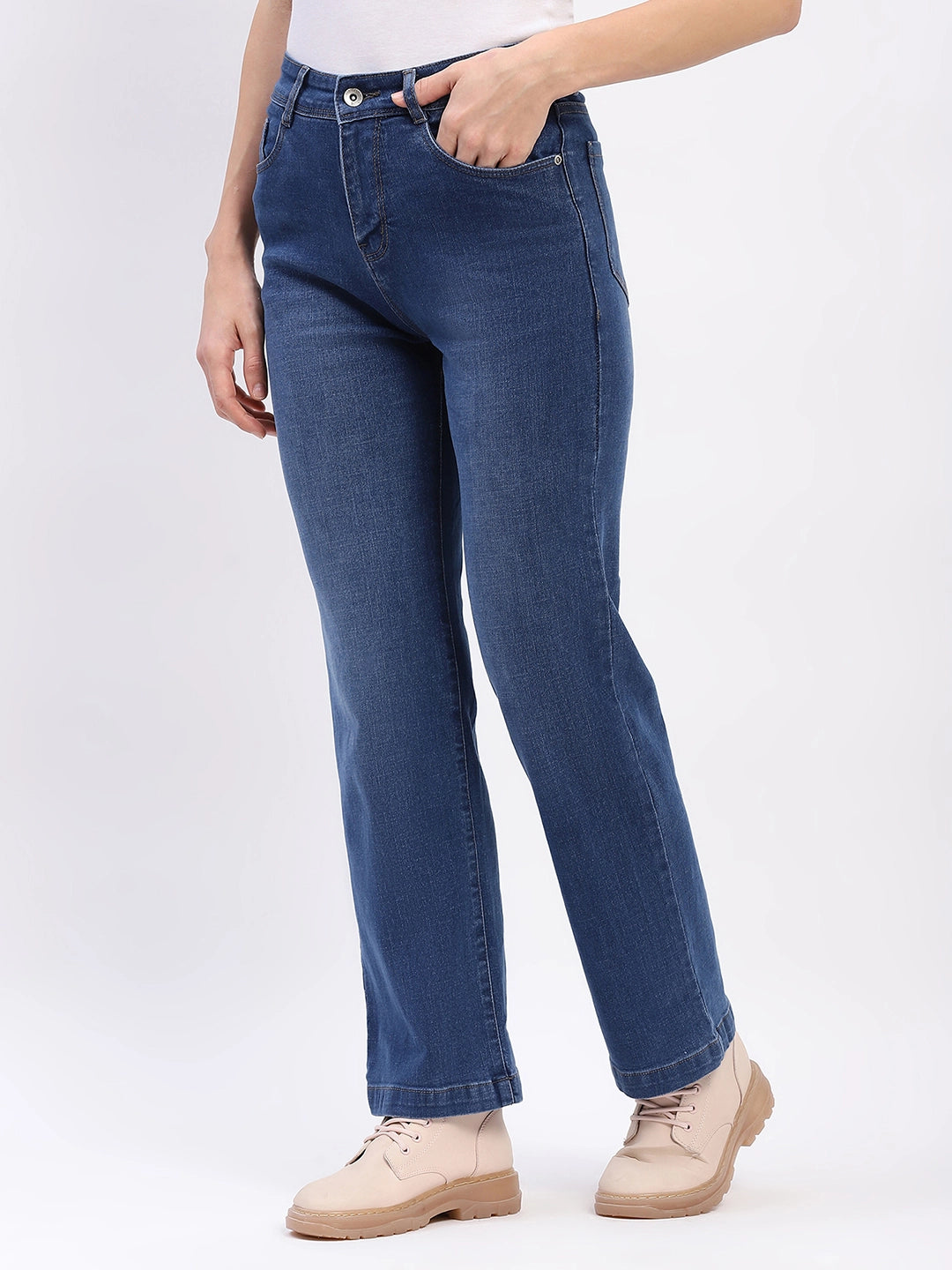 Blue Straight Jeans