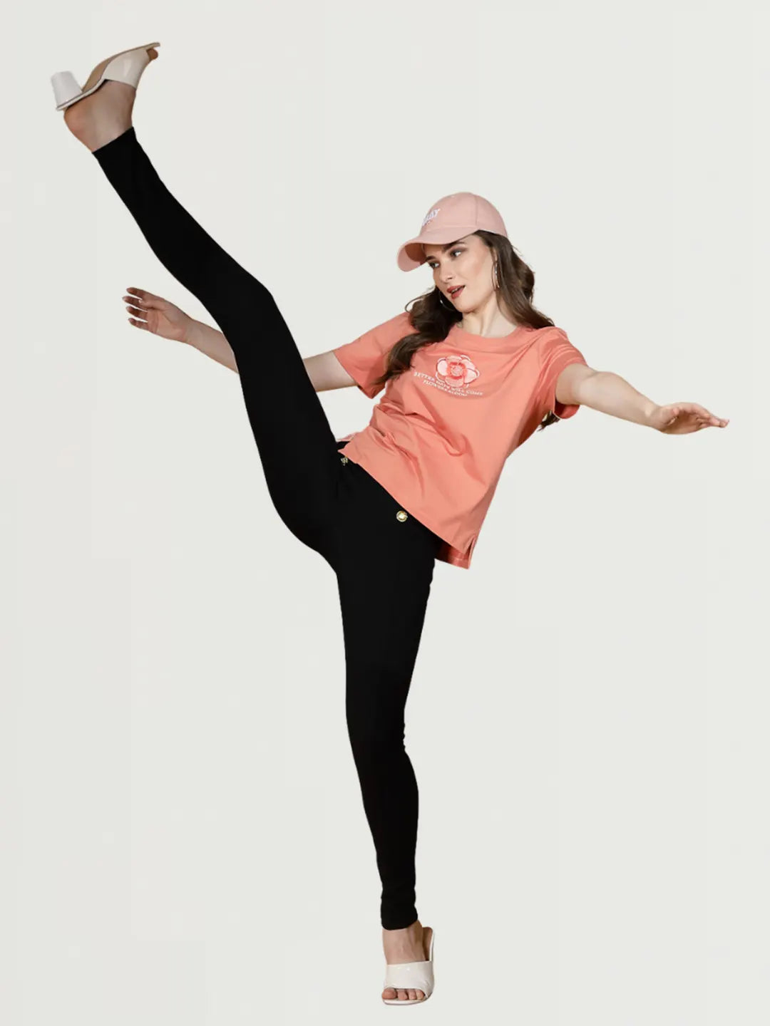 Black Solid Jegging - Global Republic