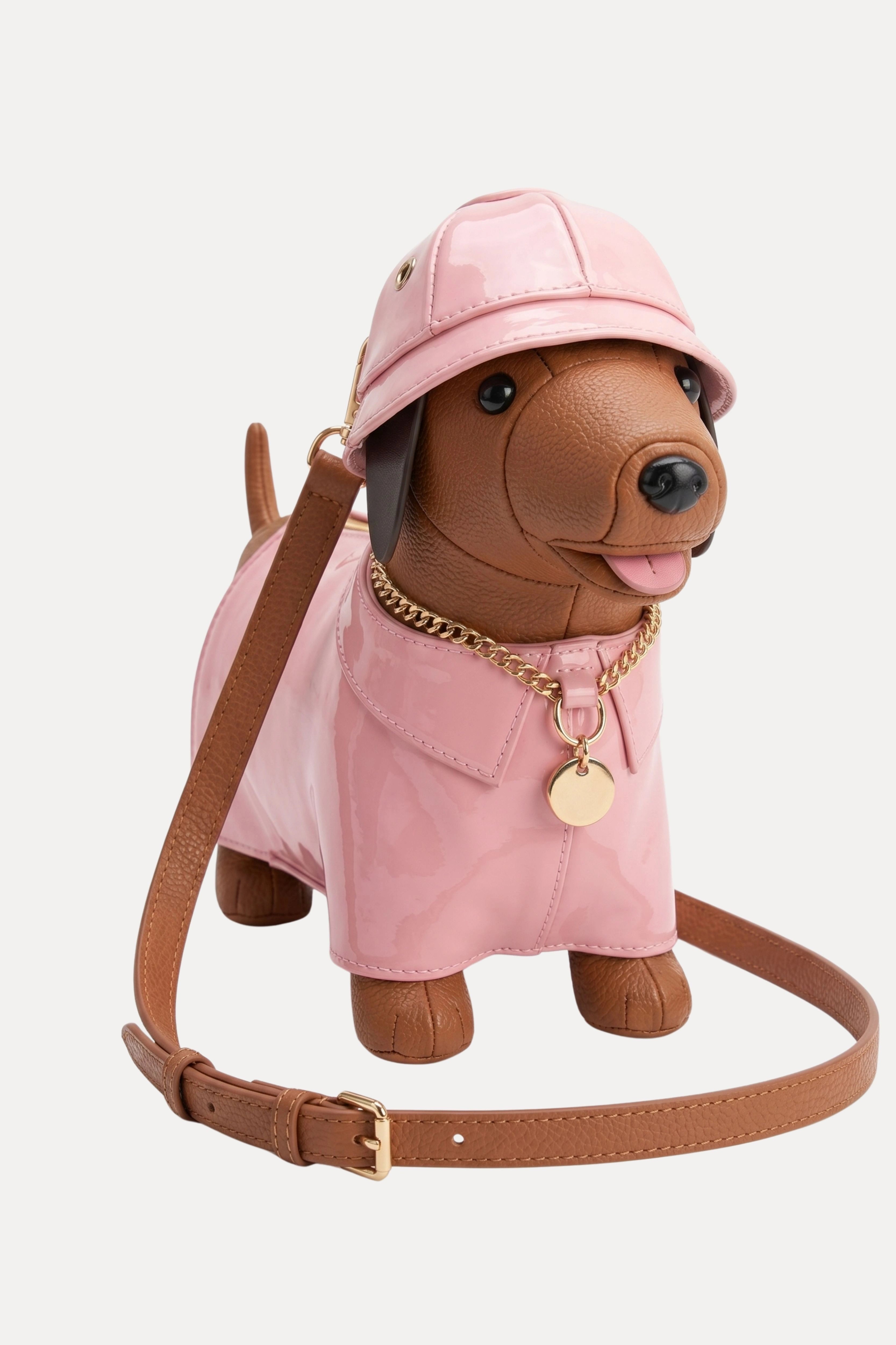 Designer Dachshund Crossbody Bag