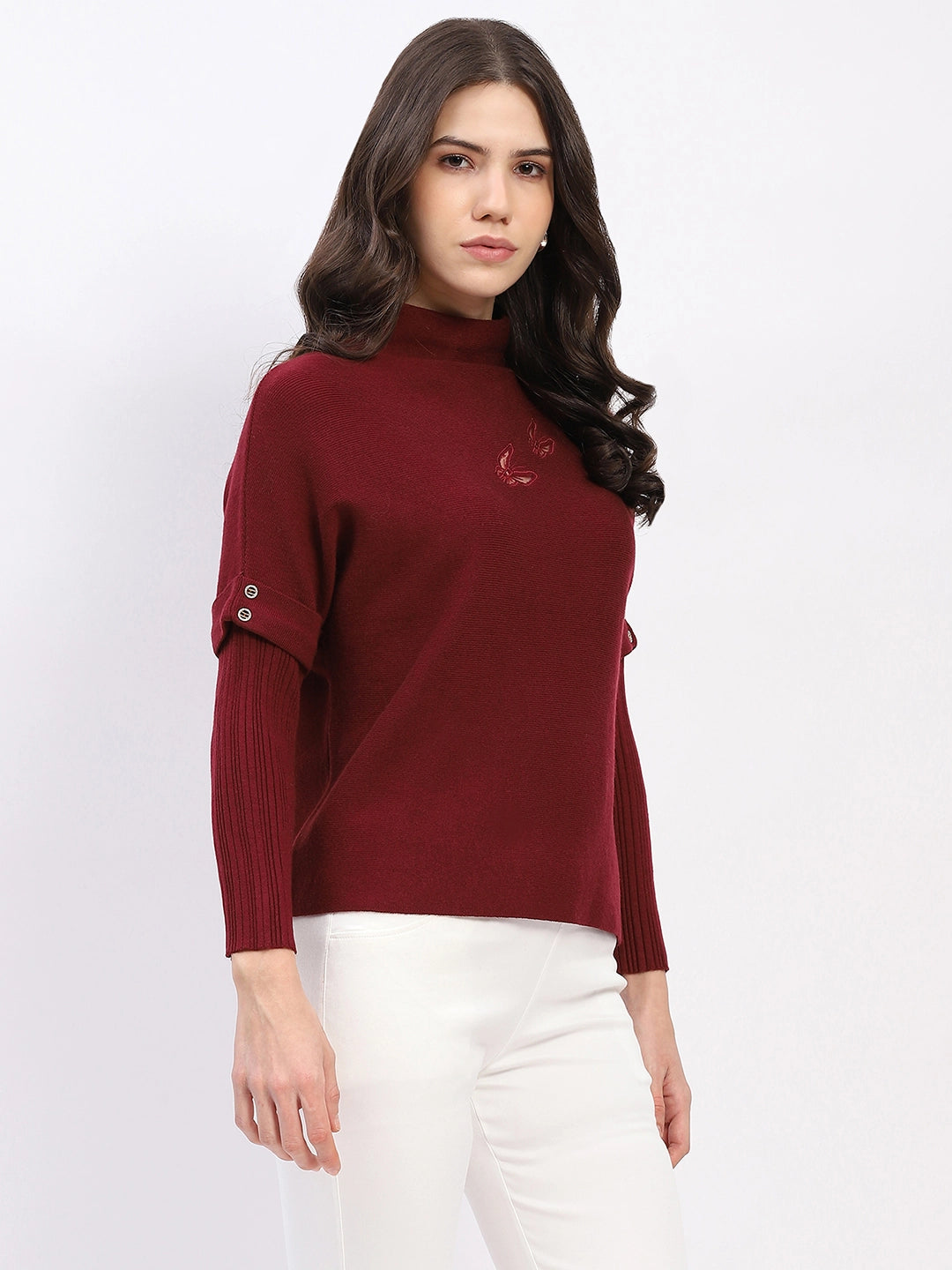 Butterfly Embroidered Pullover - Global Republic