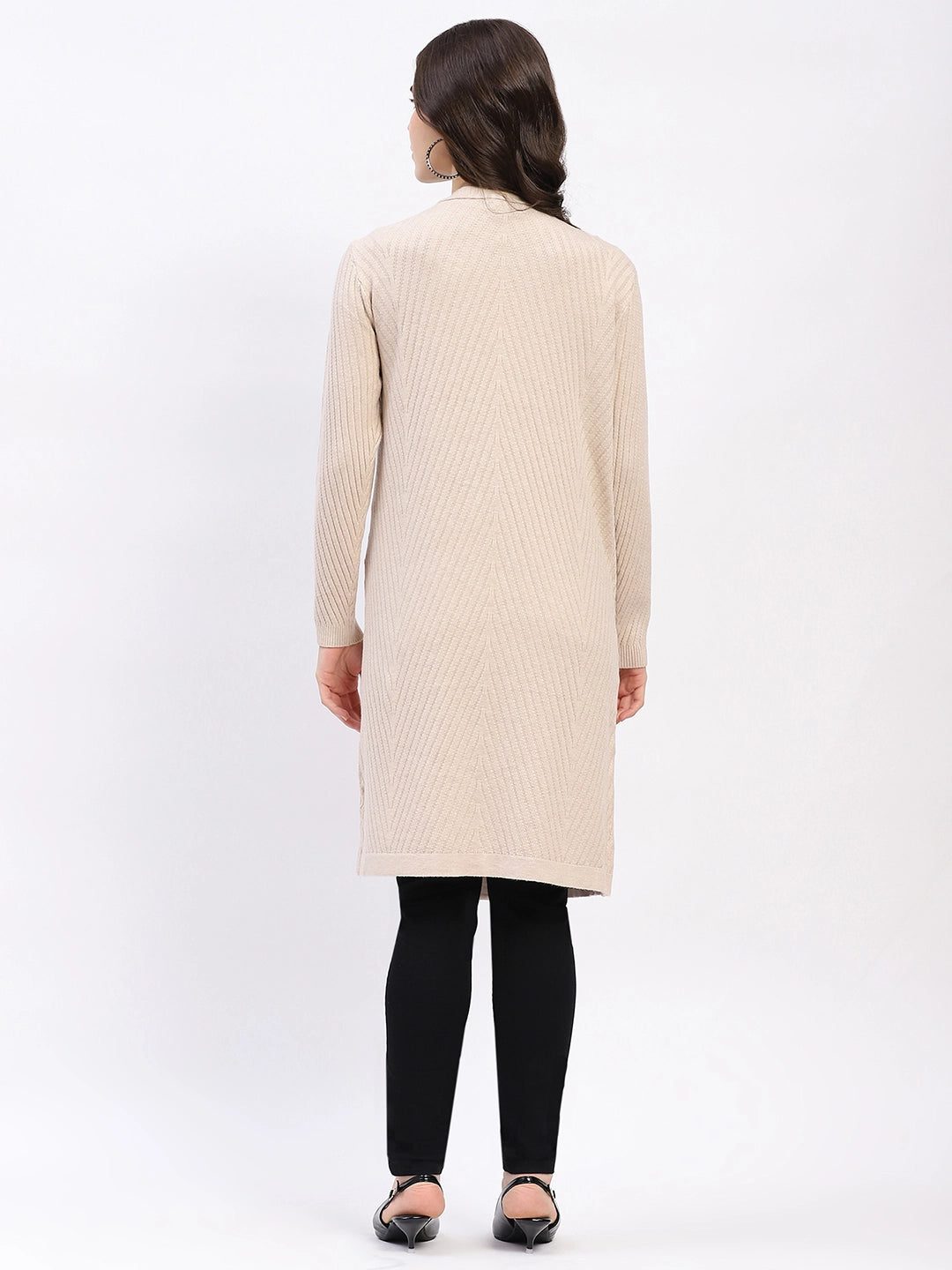 Chevron Elegance Longline Shrug - Global Republic