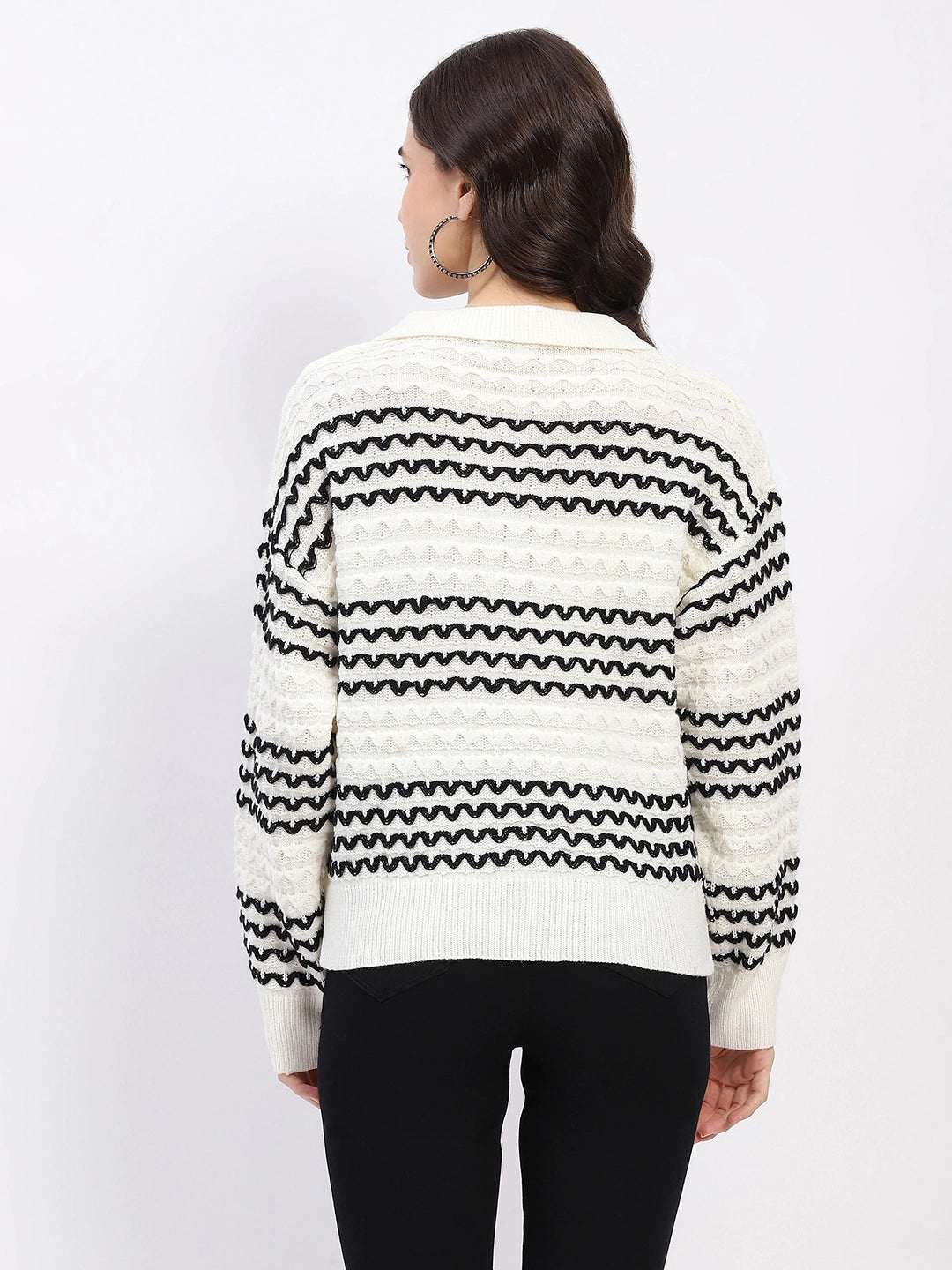 Classic Collar Knit Pullover - Global Republic