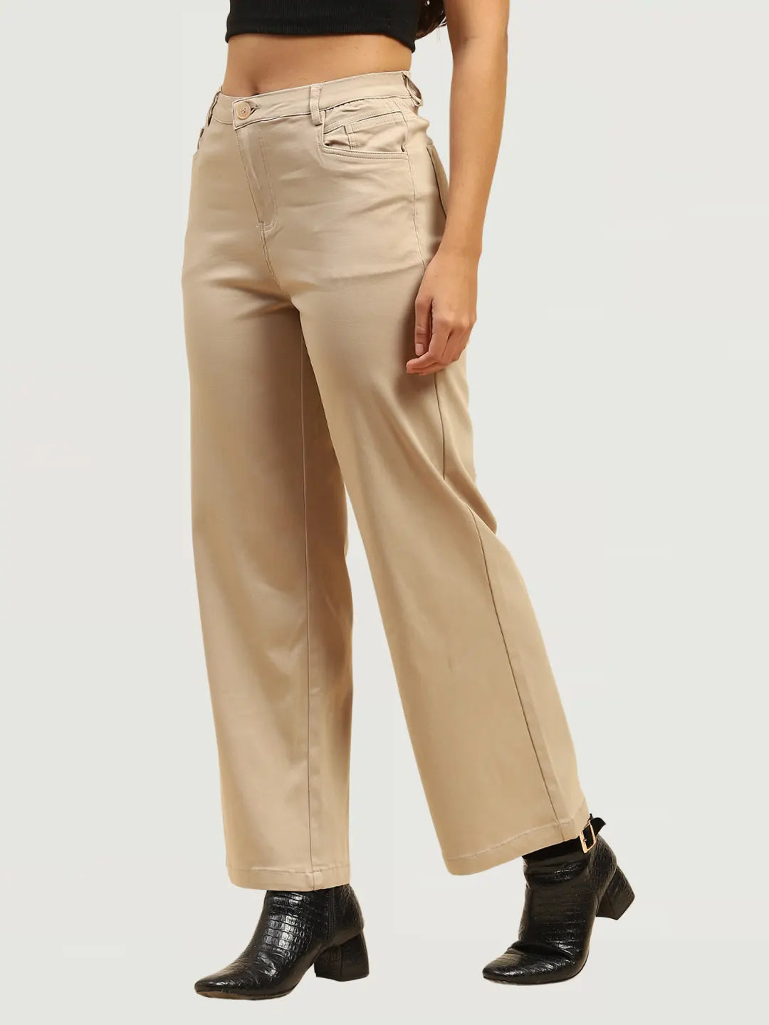 Stretchable Loose Fit Trouser - Global Republic