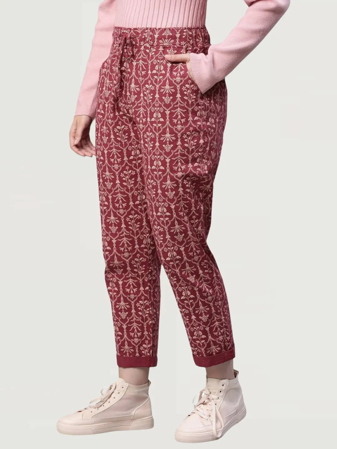 Beige Checkered Lower - Global Republic