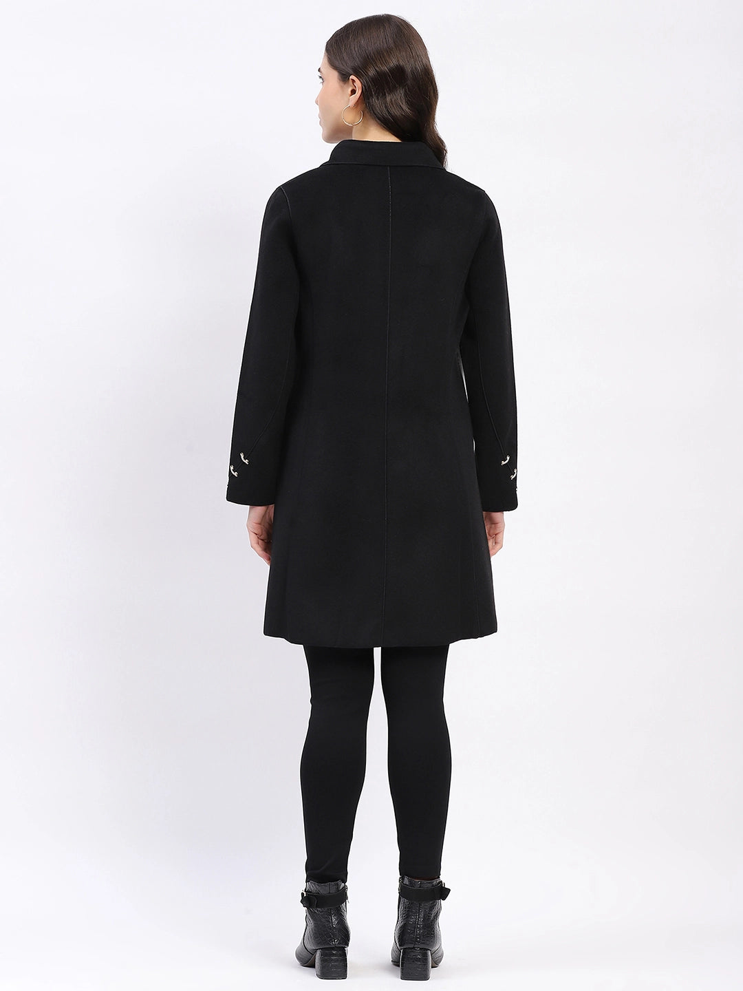 Winter Luxe Black Coat - Global Republic