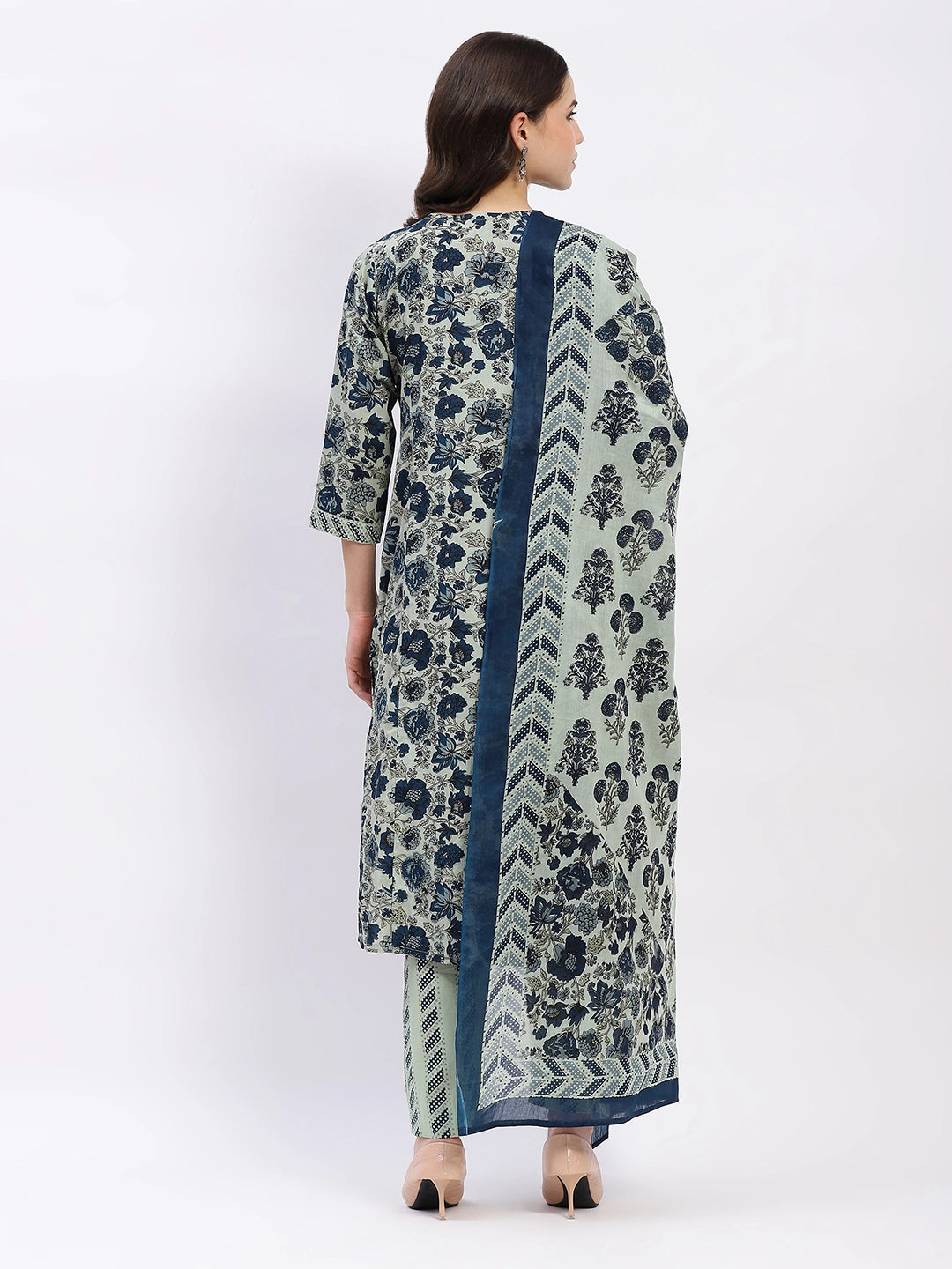 Floral Cotton Suit Set - Global Republic