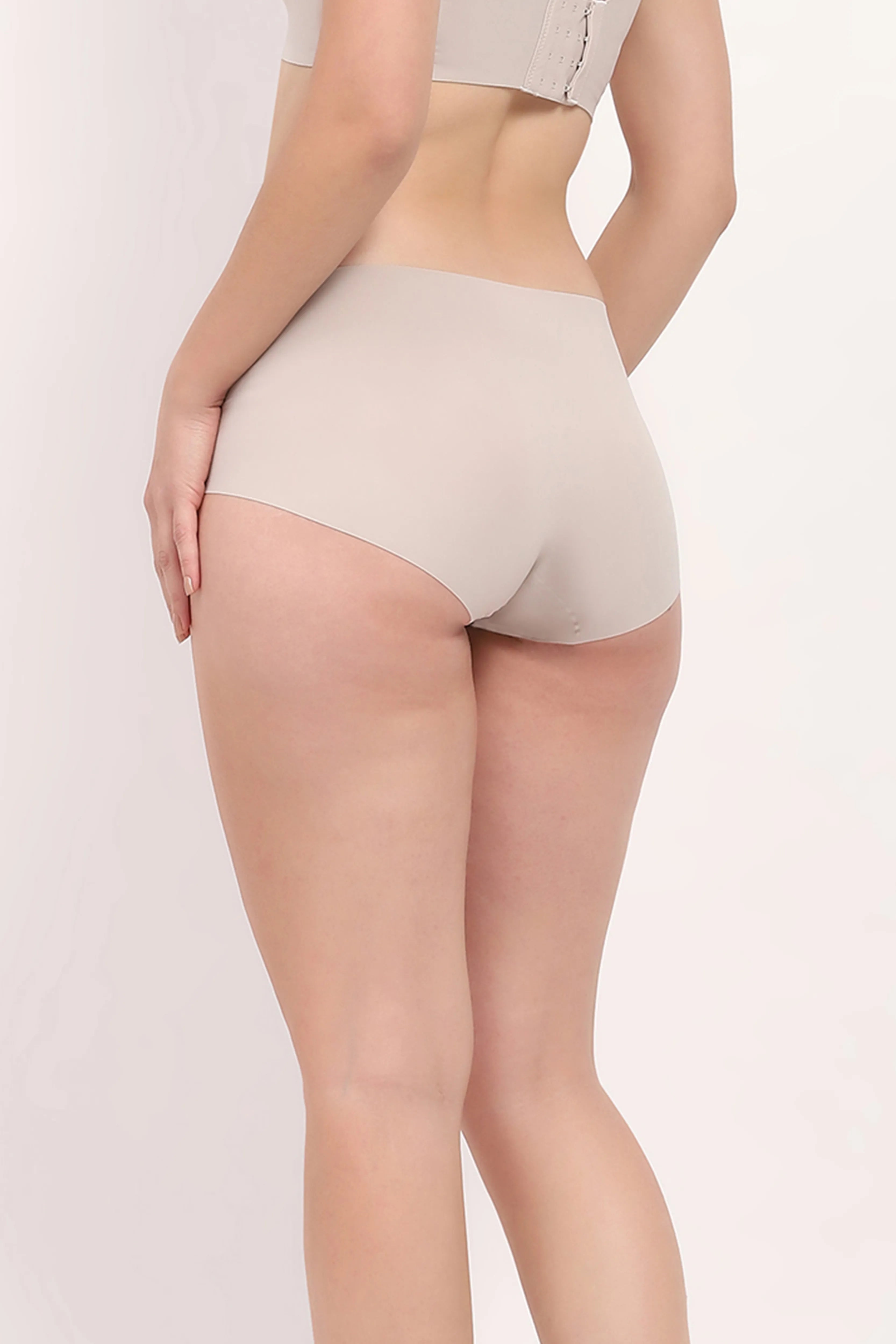 Pastel Grey Seamless Panty