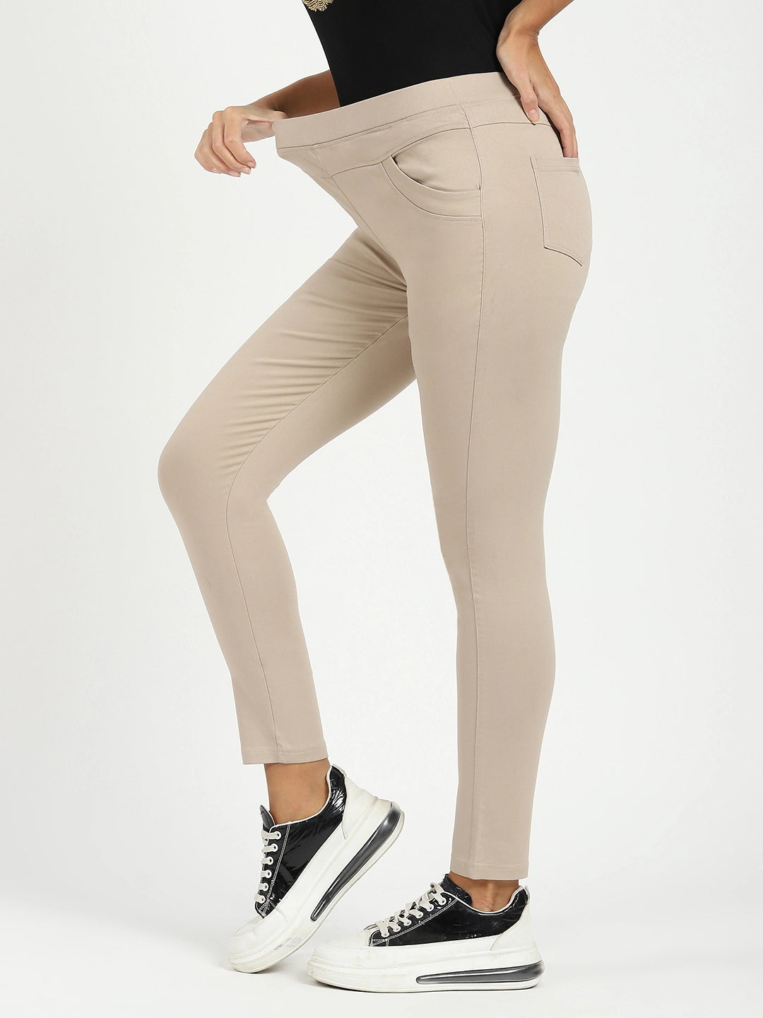 Camel Ultra Stretchable Jegging - Global Republic