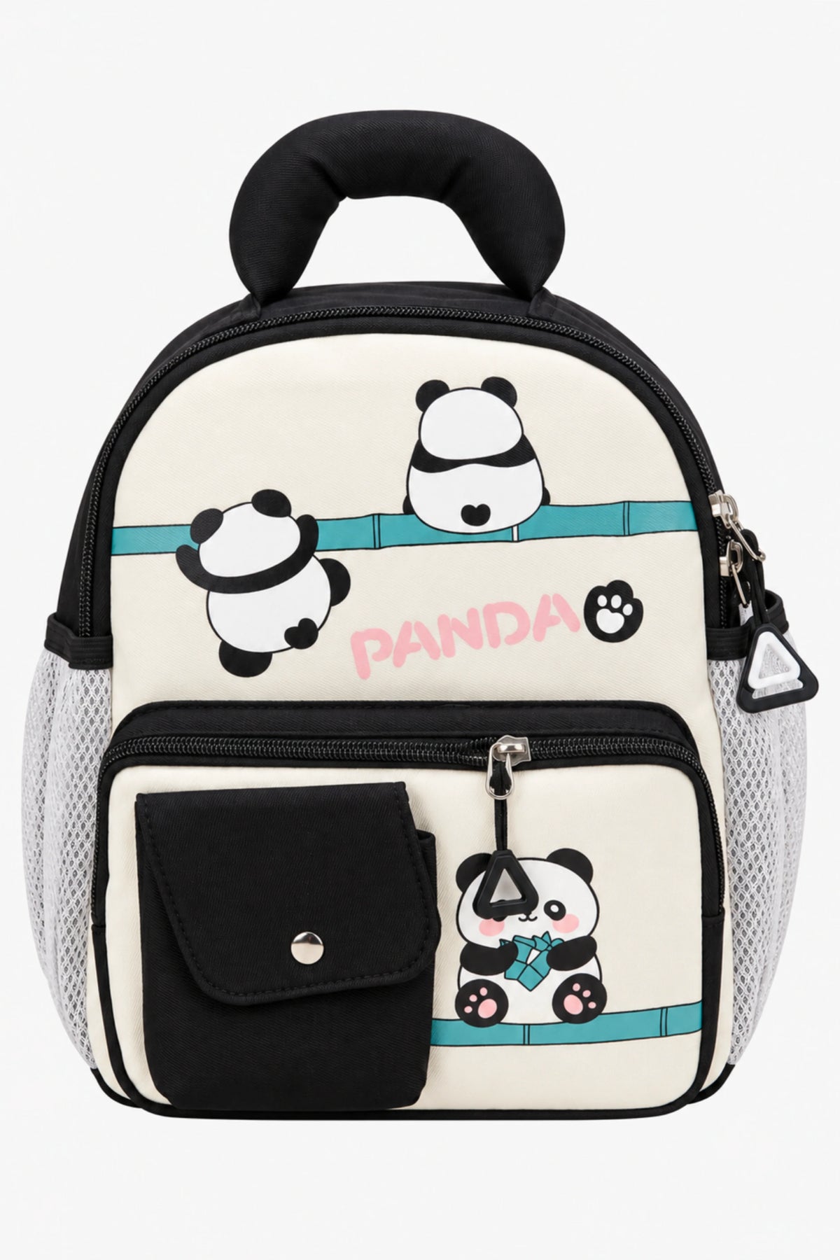 Kids Black Panda School Bag-Global Republic