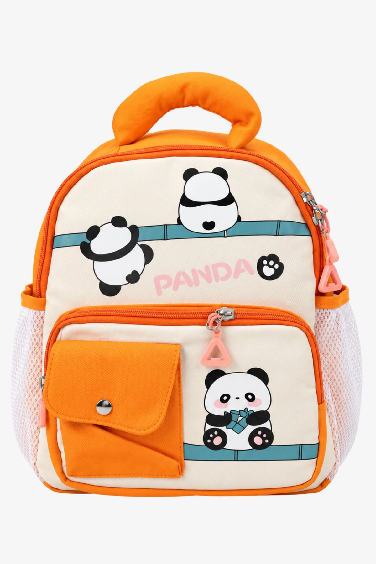 Kids Orange Panda School Bag-Global Republic